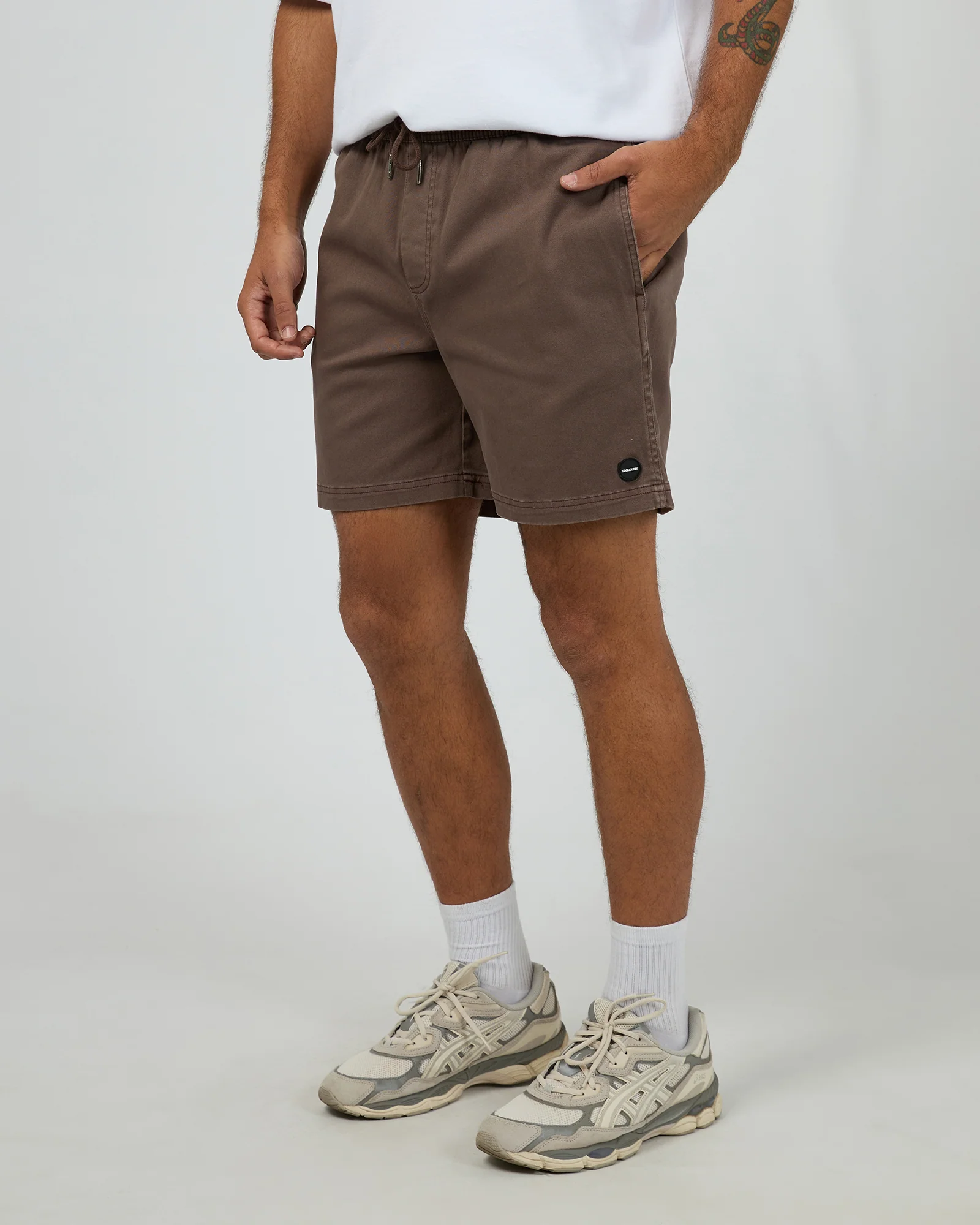17 Inch Twill Jogger Brown - Image 5