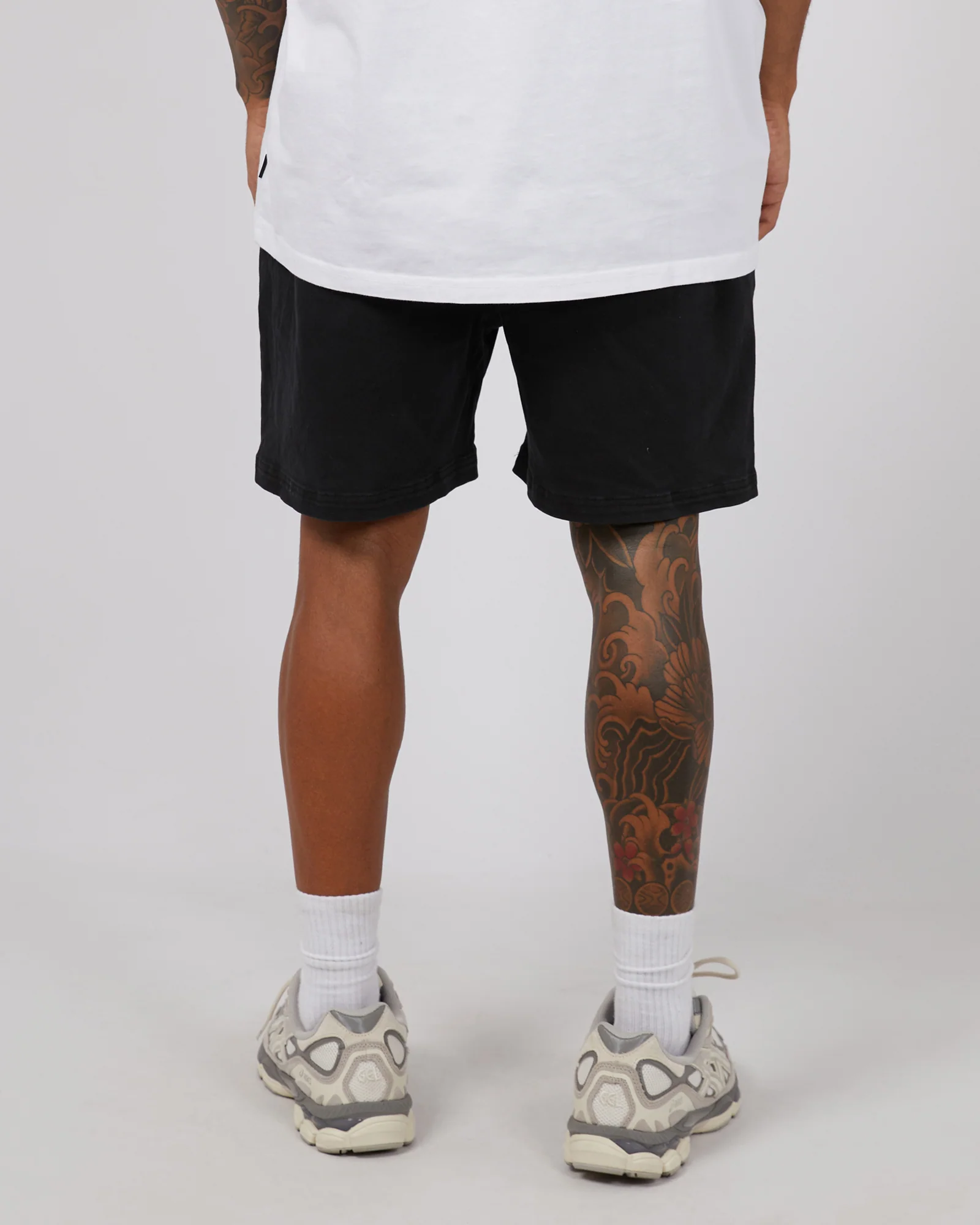 17" Twill Jogger Washed Black - Image 3