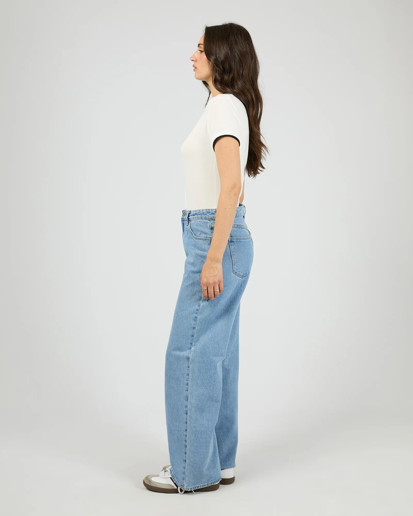 95 Baggy Gigi Jean Mid Blue - Image 6