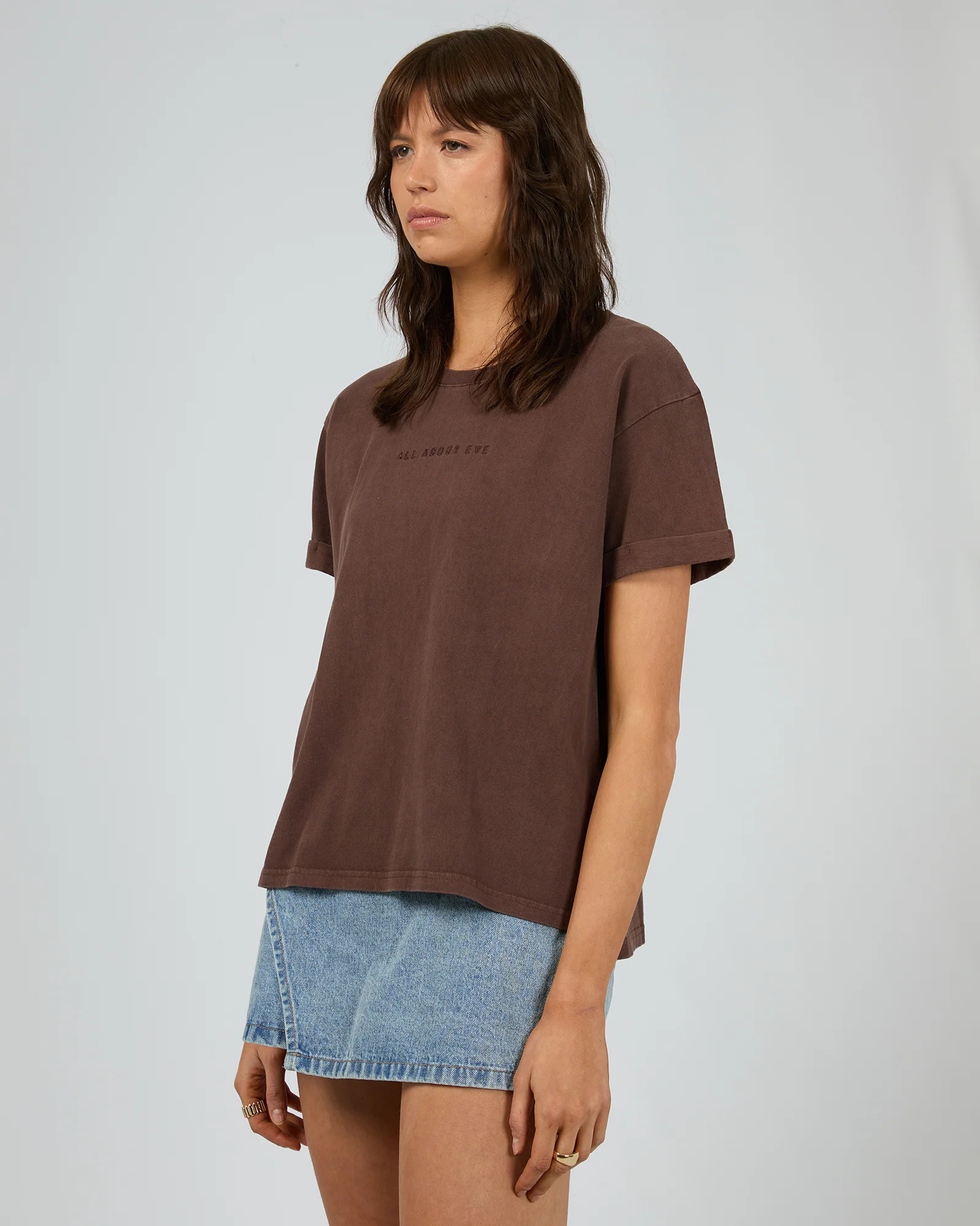 Aae Washed Tee Brown - Image 4
