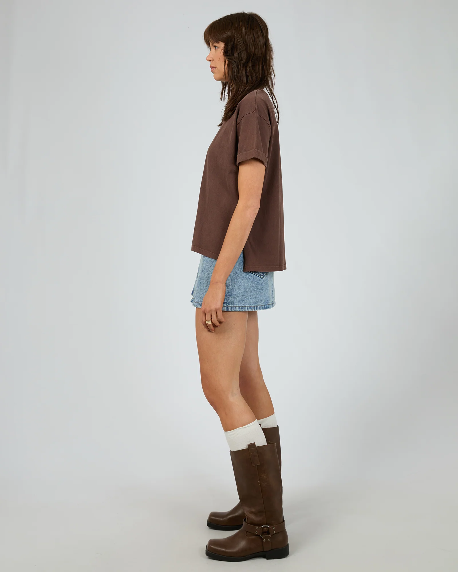 Aae Washed Tee Brown - Image 6