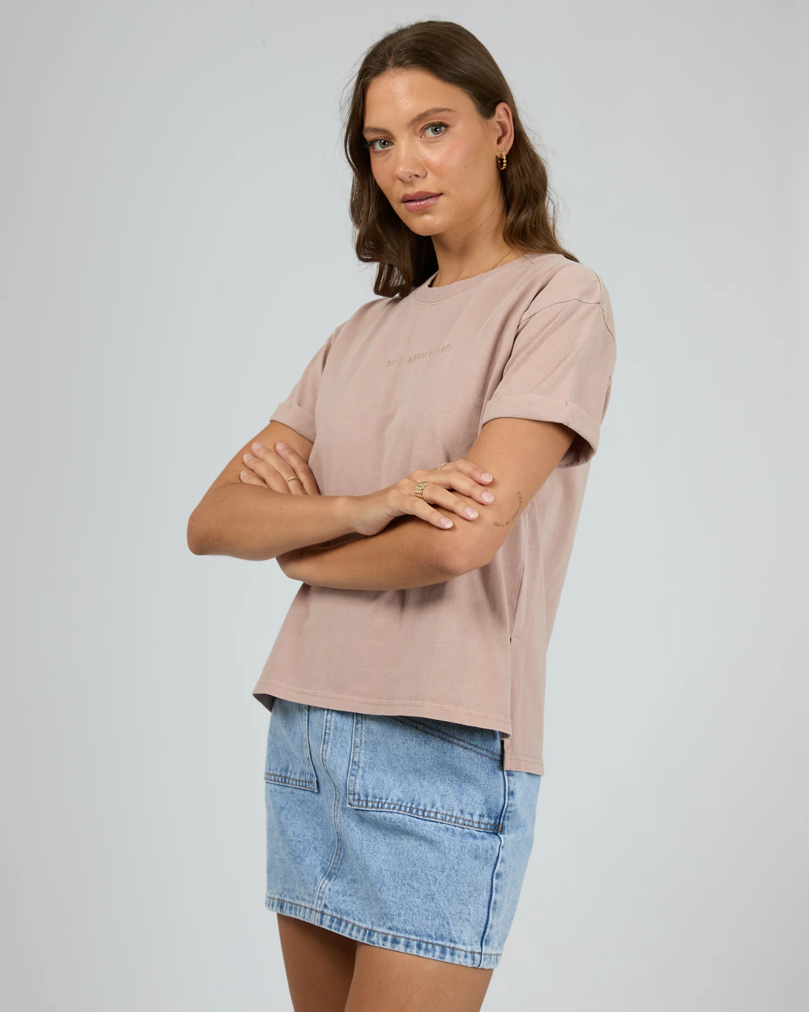 Aae Washed Tee Fawn - Image 4