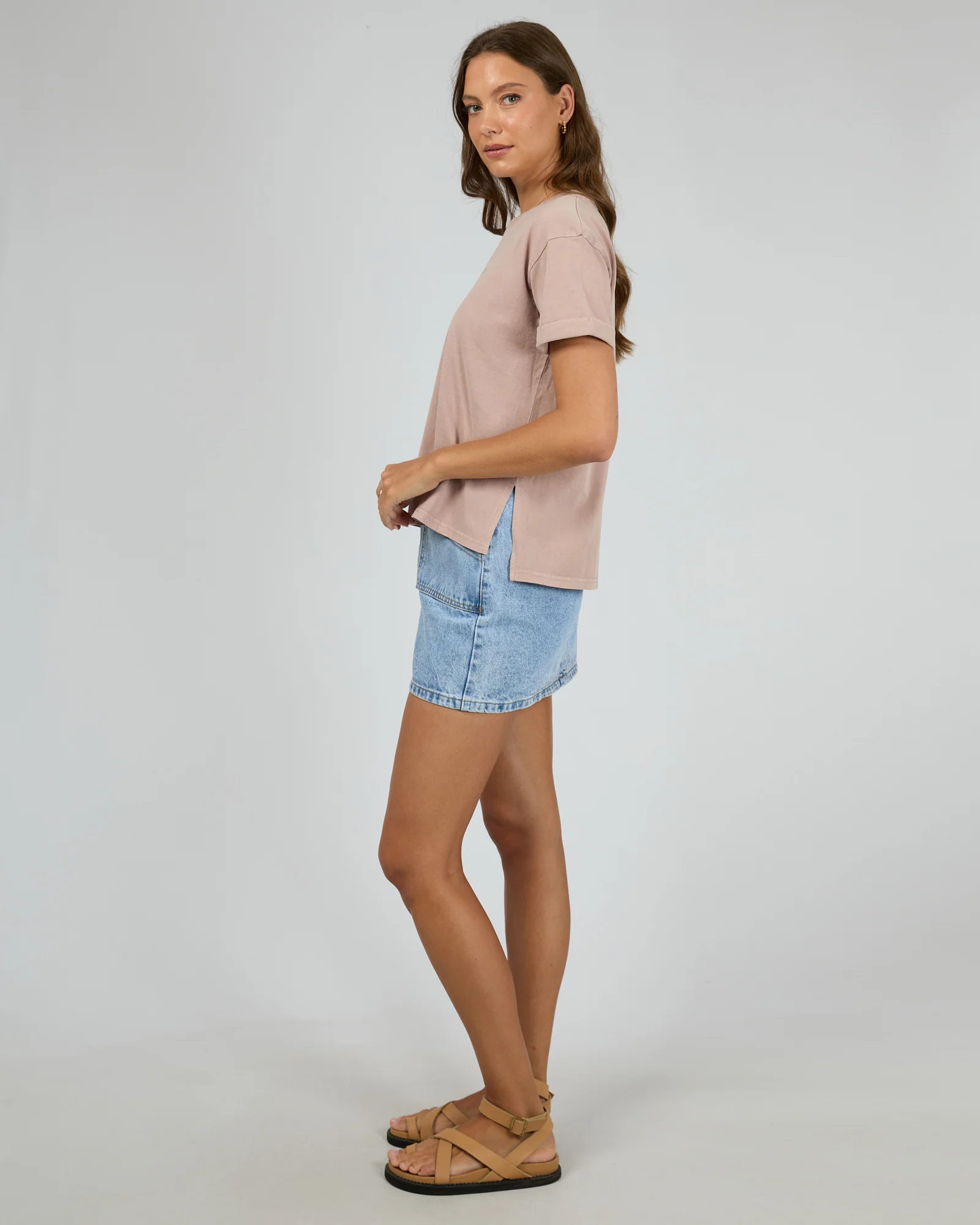 Aae Washed Tee Fawn - Image 6