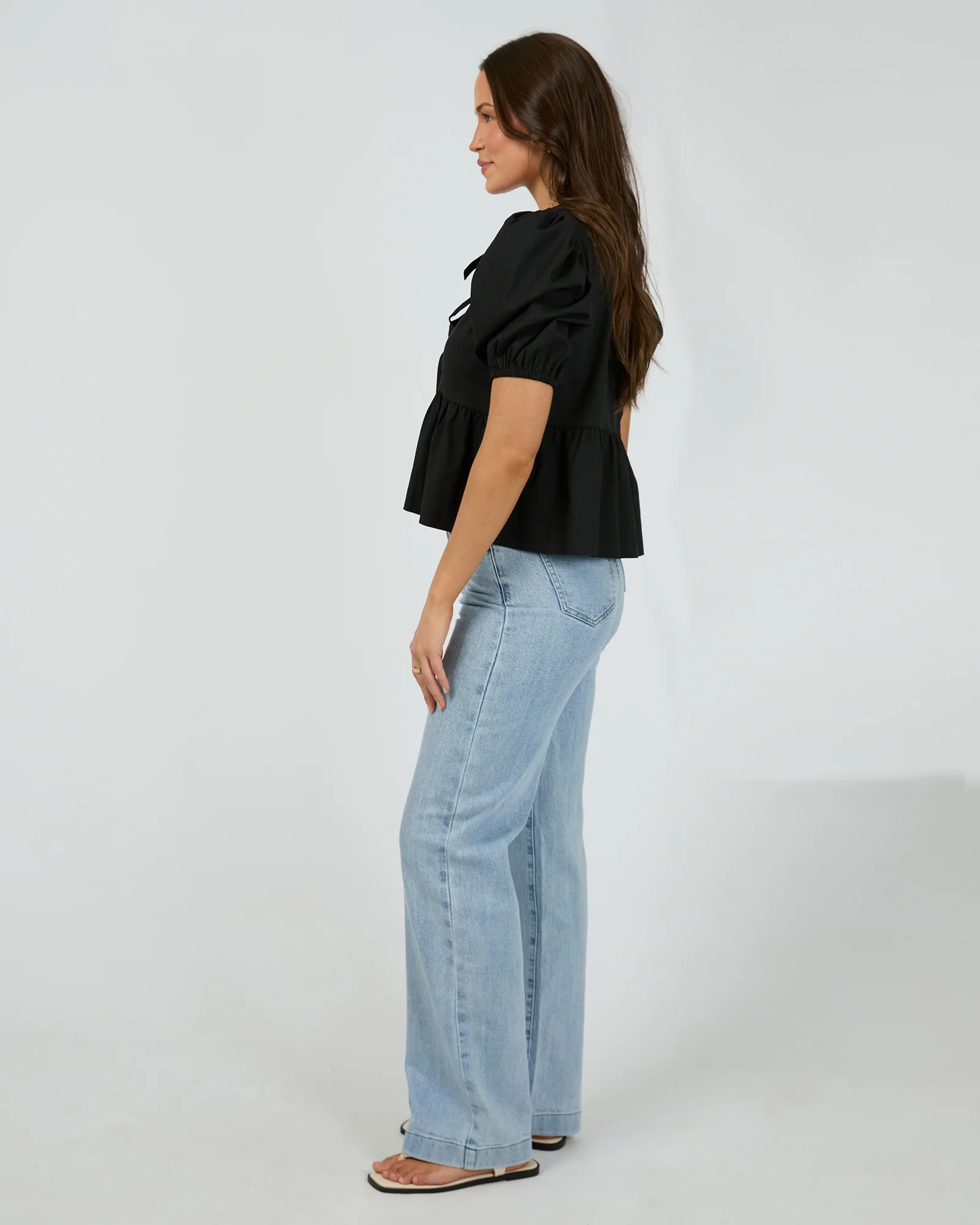 Aftersun Linen Top Black - Image 6