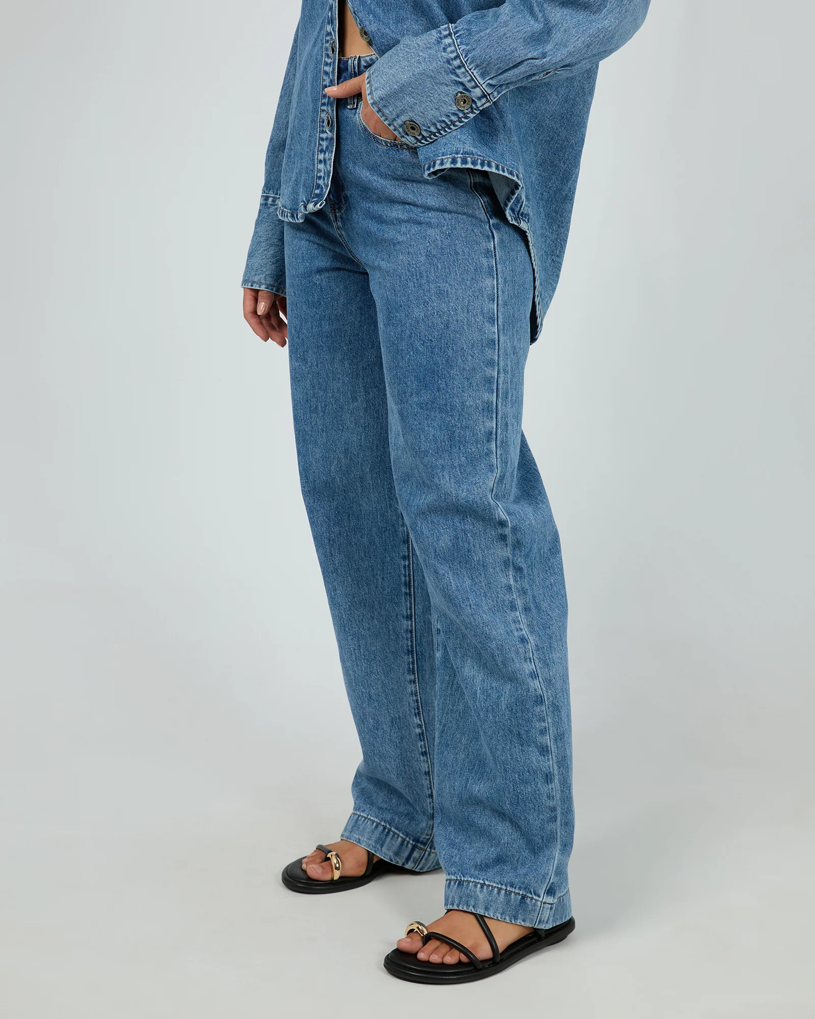 Aster Pant Mid Blue - Image 4