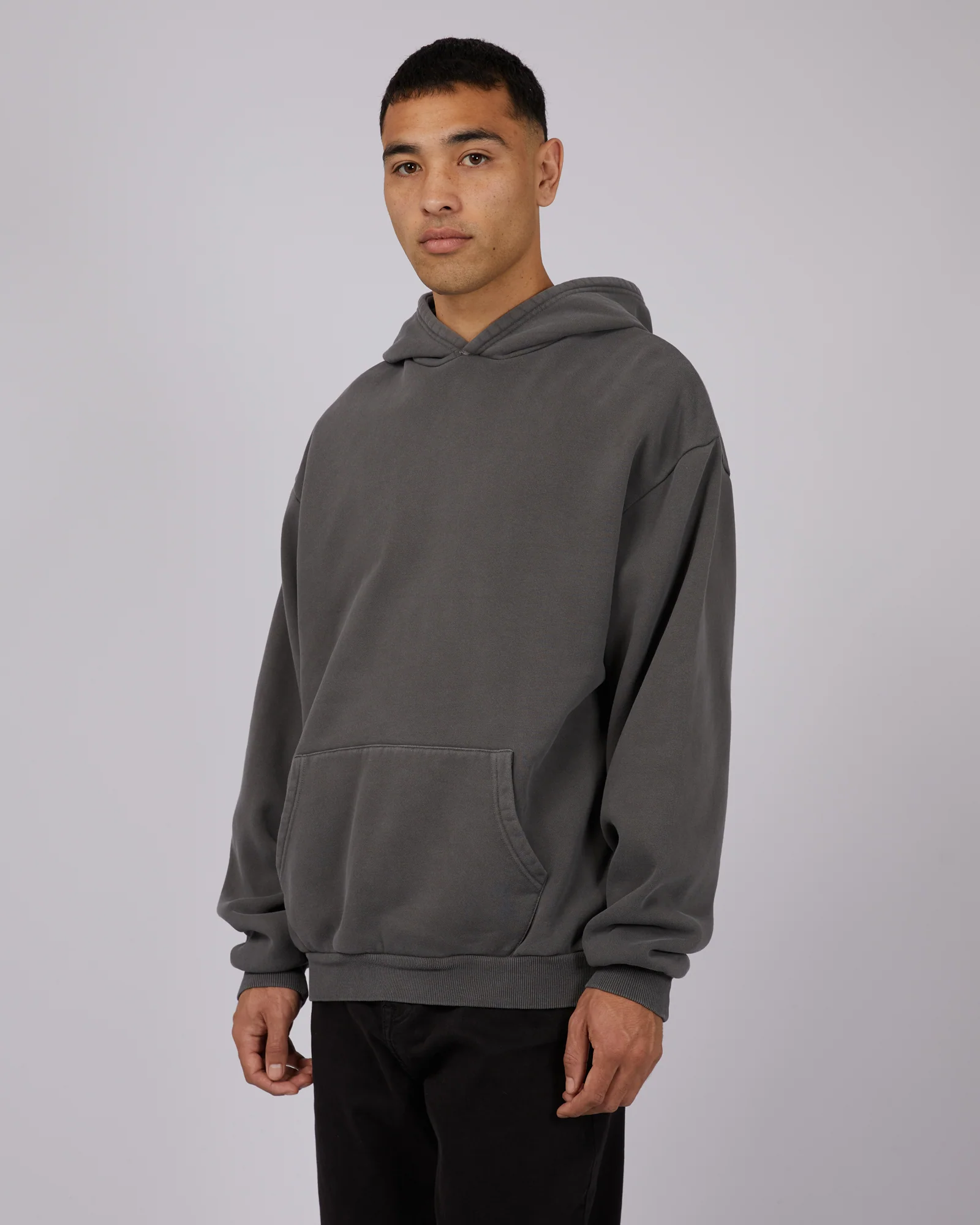 Box Hoodie Coal - Image 4