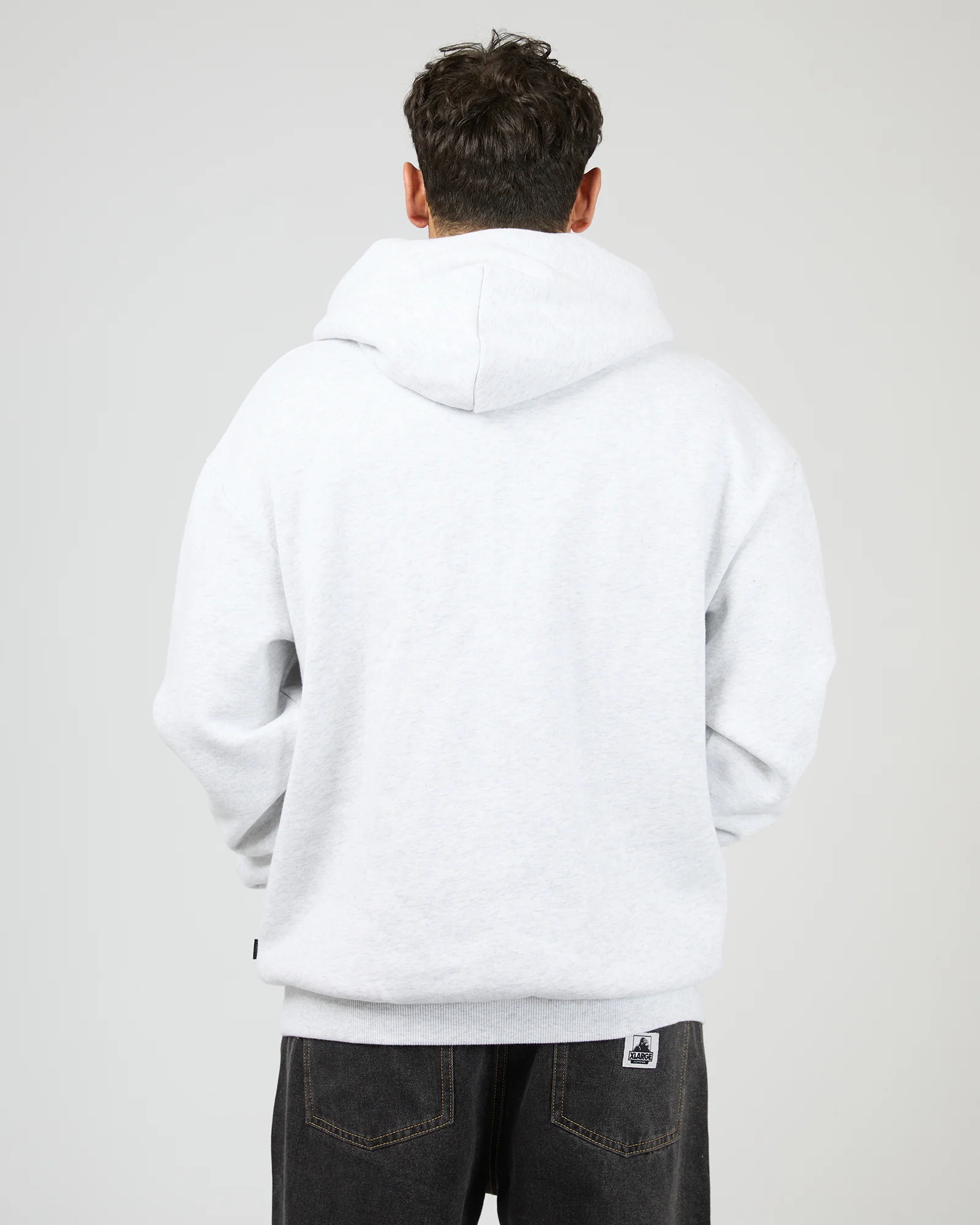 Box Hoodie Grey Marle - Image 3