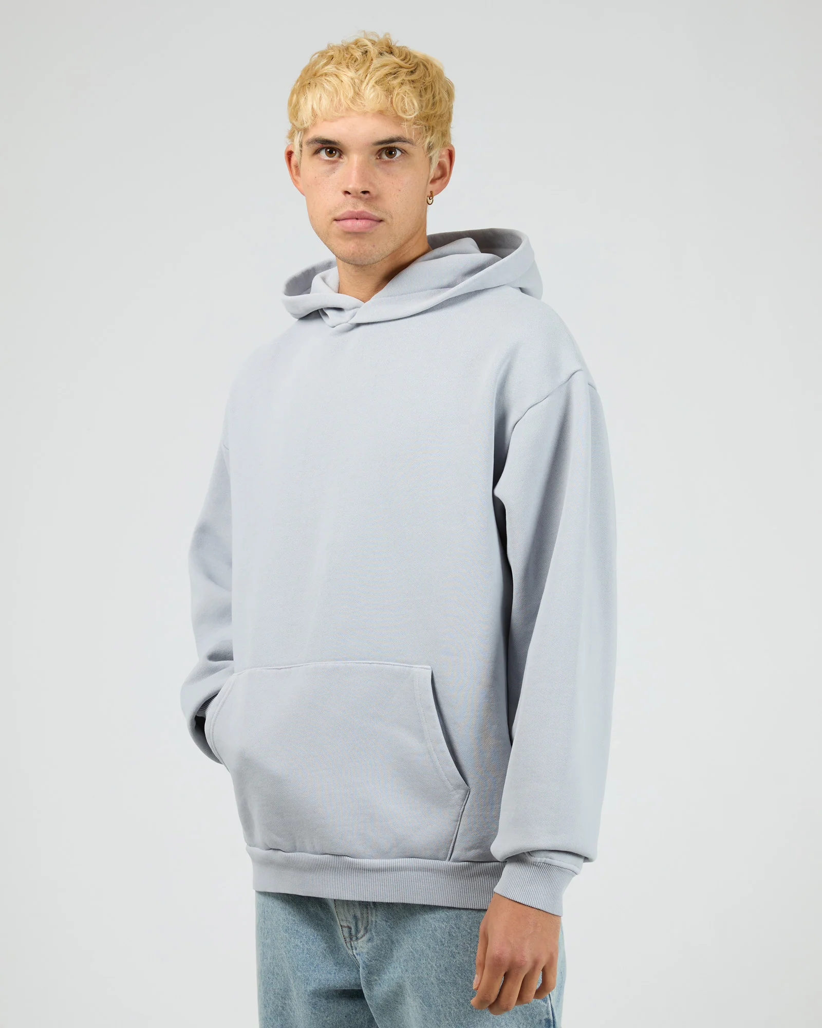 Box Hoodie Sky Blue - Image 4