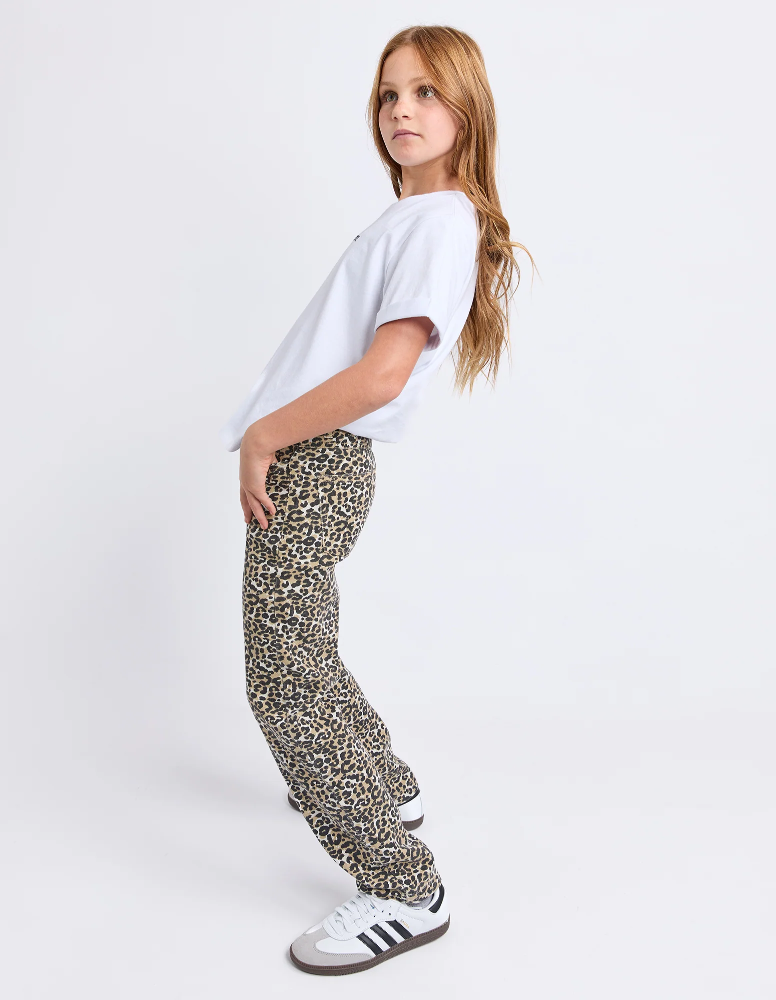 Teen Briony Leopard Jean Print - Image 4