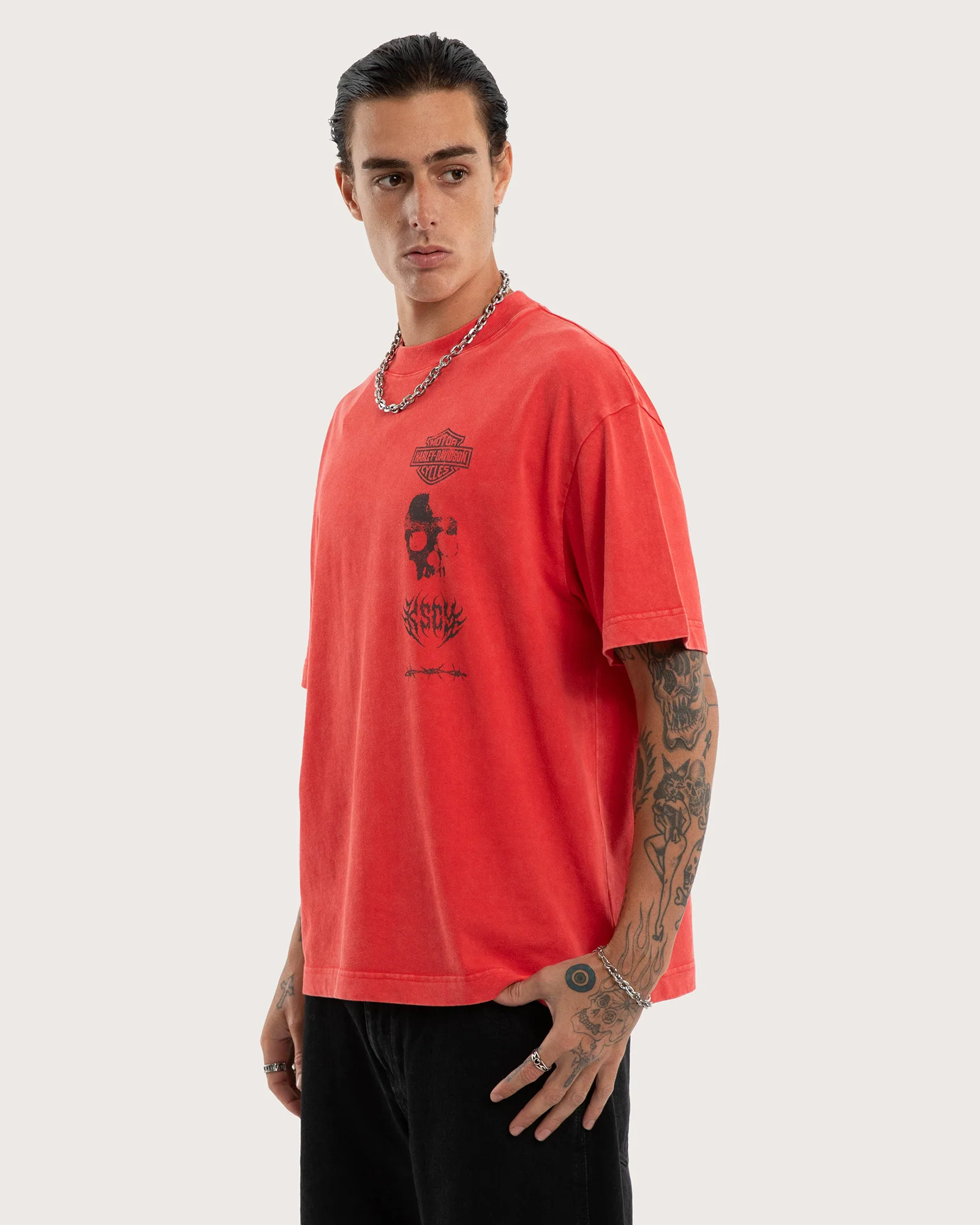 Chopper Street Tee Scarlet - Image 3