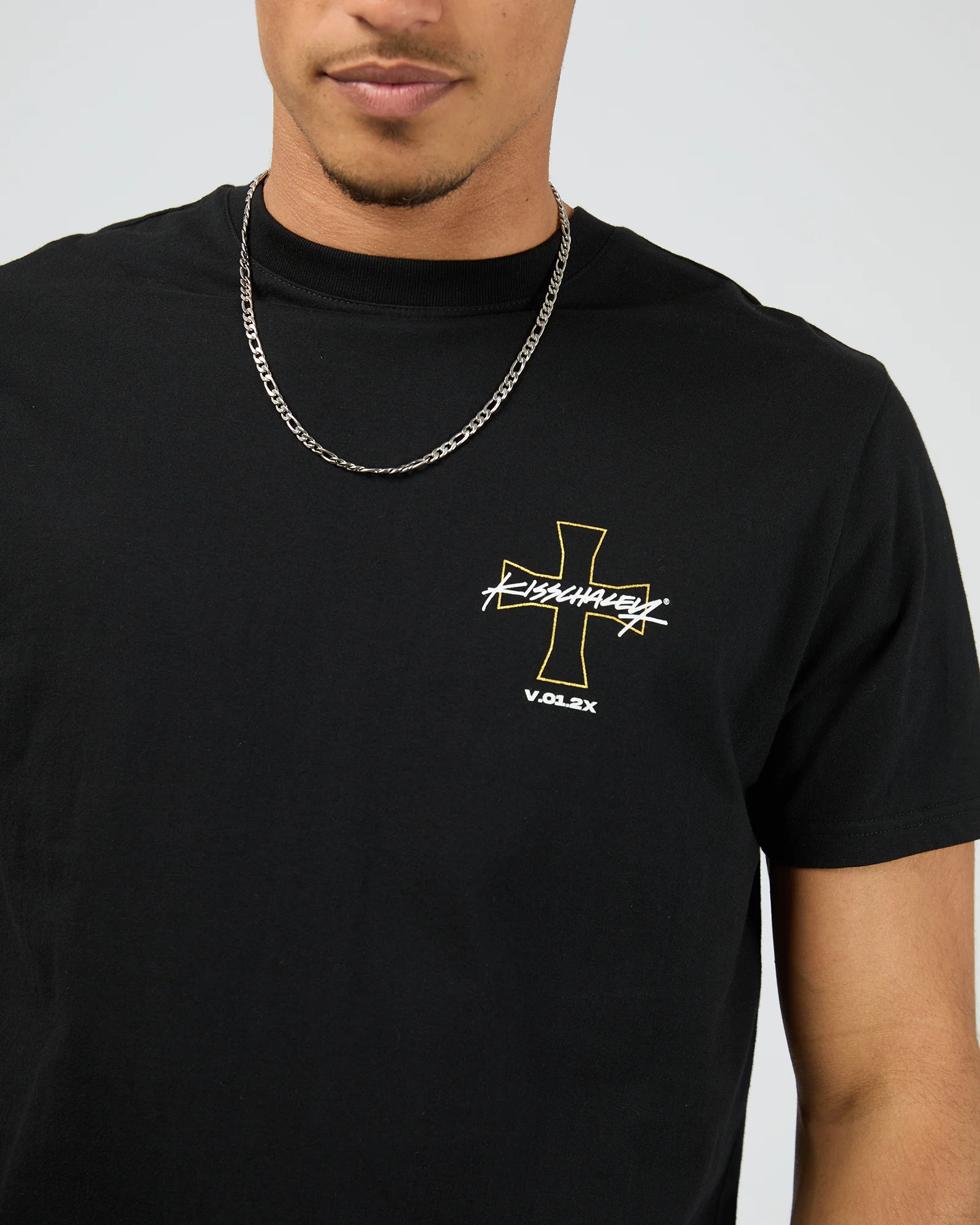 Crossover Dual Curved Tee Black - Image 5