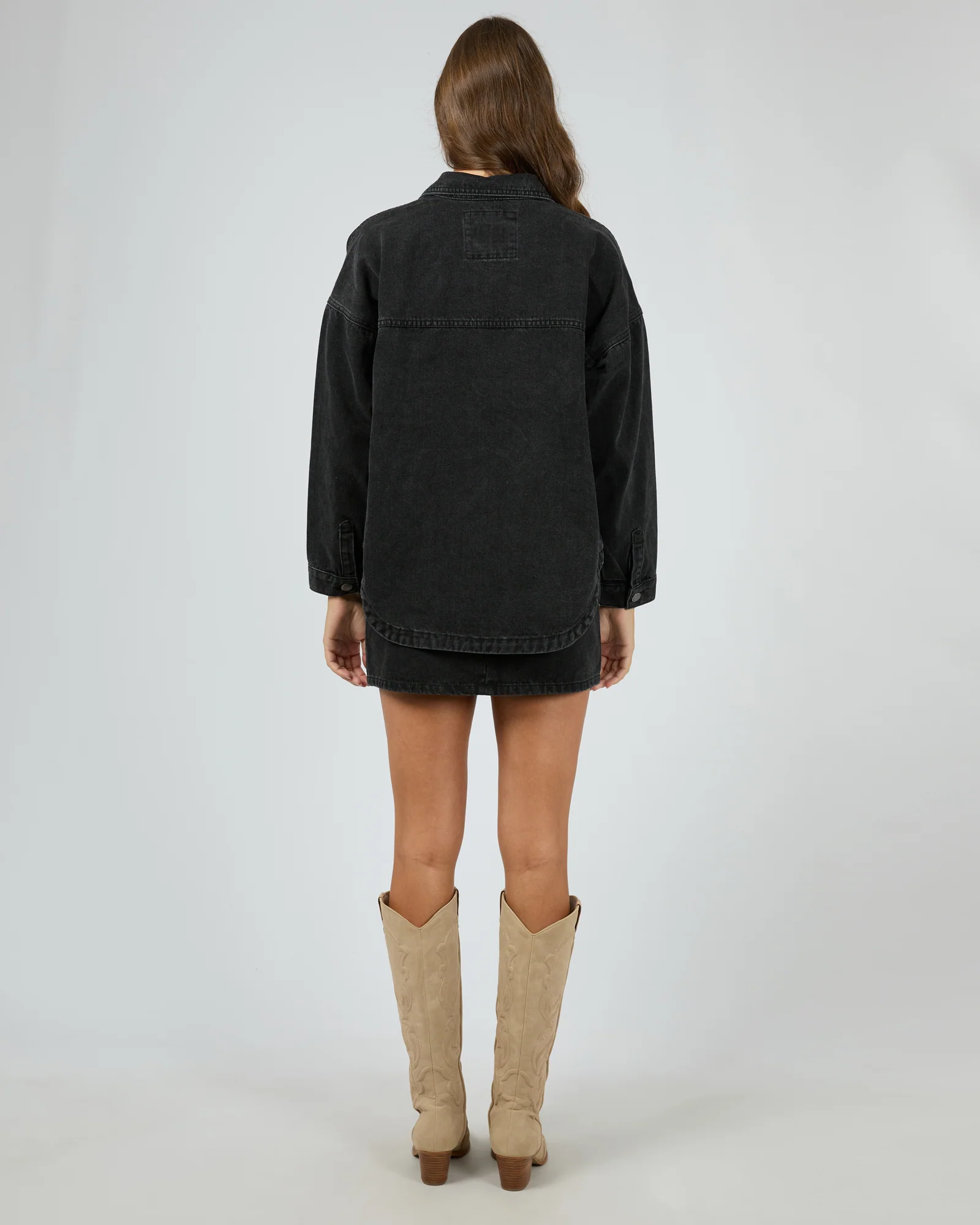 Dale Shacket Washed Black - Image 3