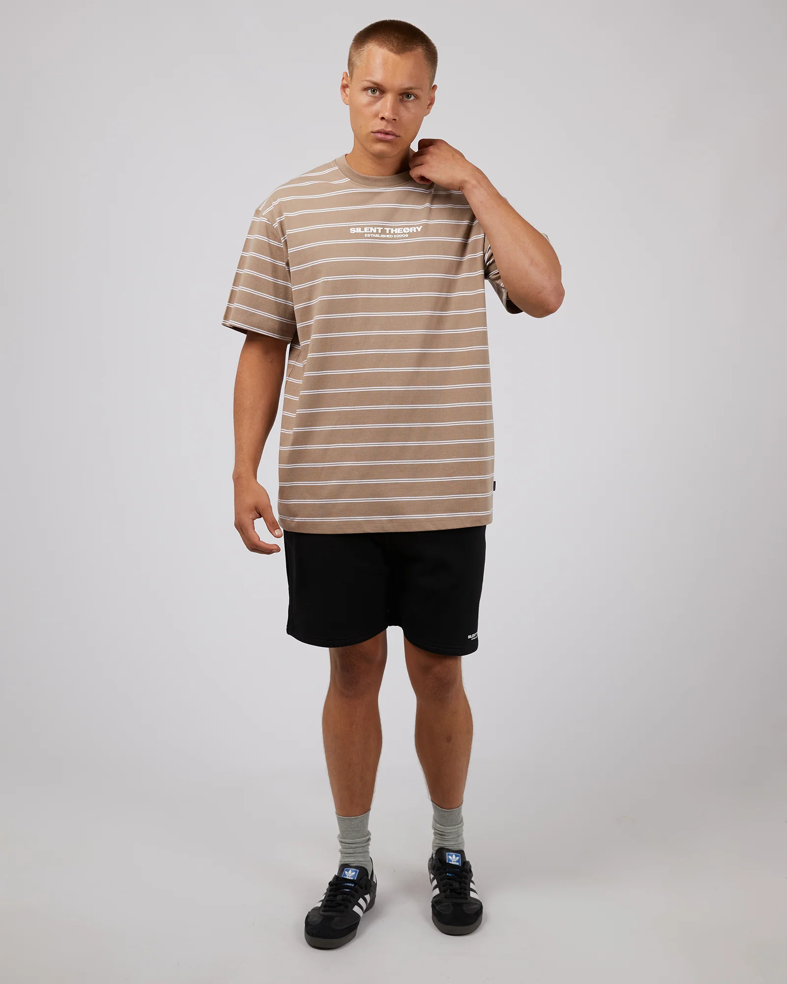 Essential Theory Stripe Tee Mushroom - Image 3
