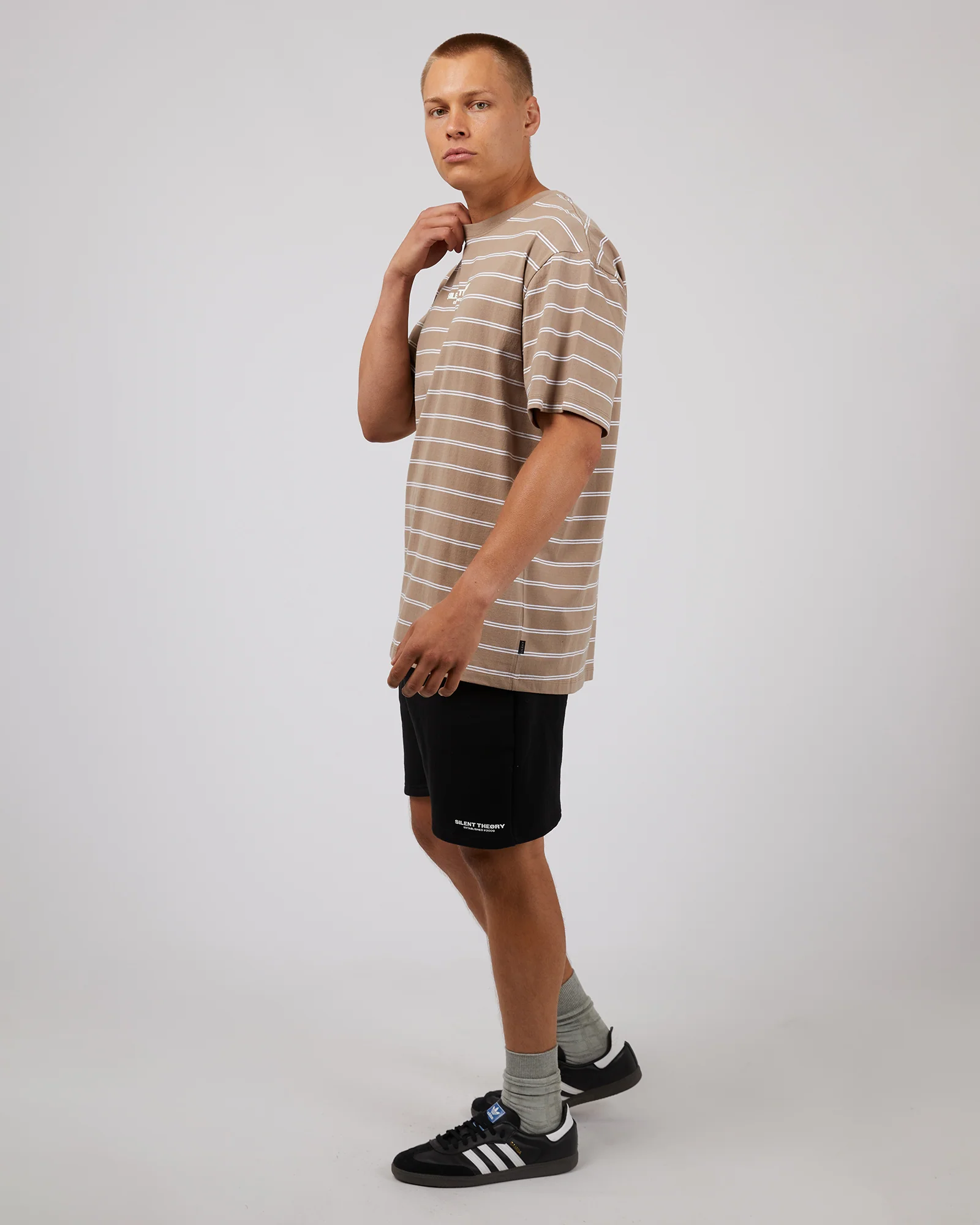 Essential Theory Stripe Tee Mushroom - Image 6