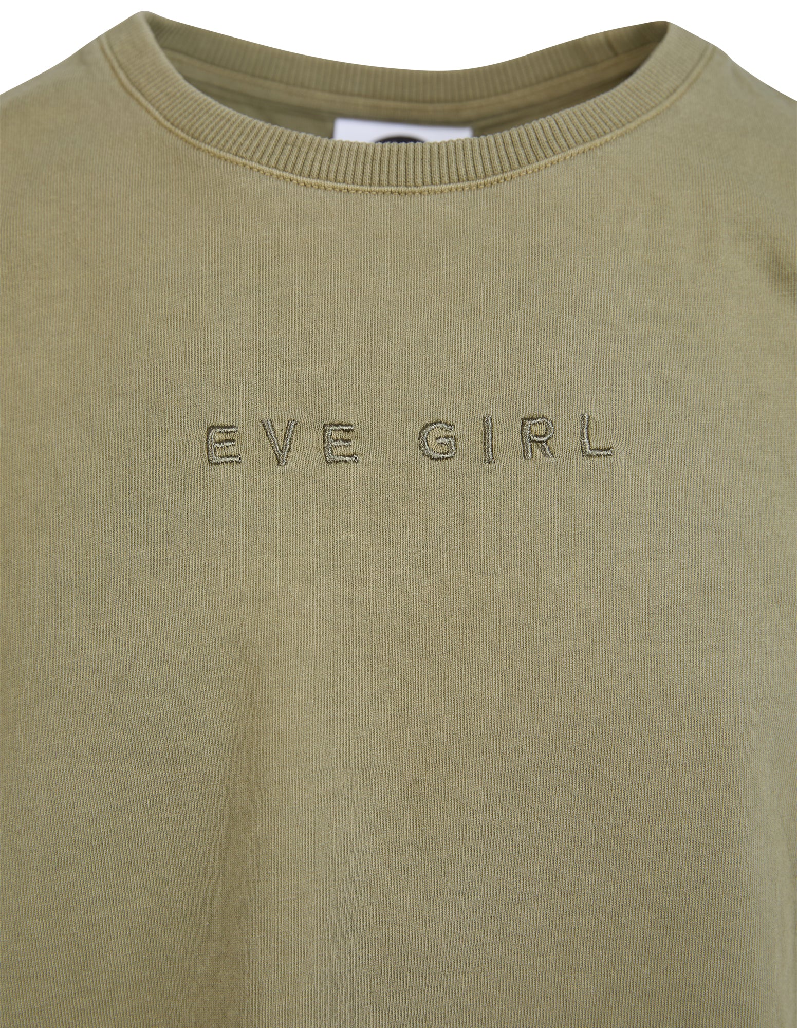 Teen Eve Girl Washed Tee Khaki - Image 3