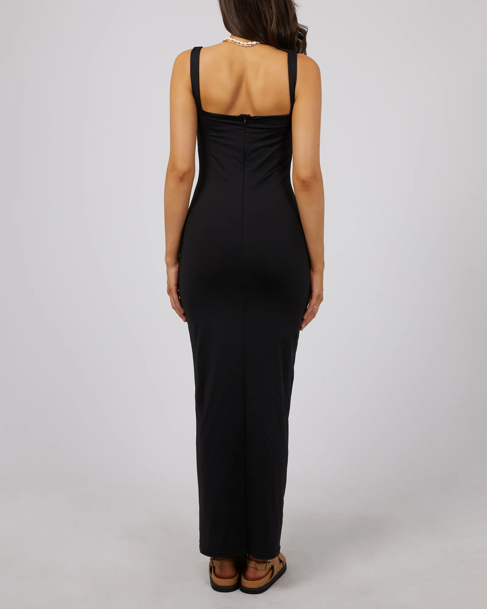 Eve Staple Maxi Dress Black - Image 3