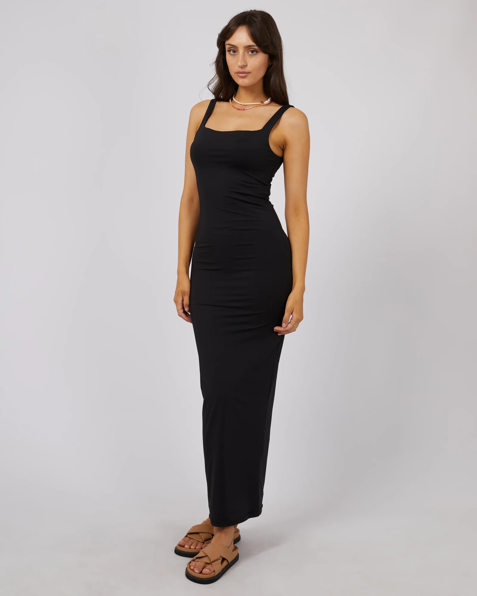Eve Staple Maxi Dress Black - Image 4