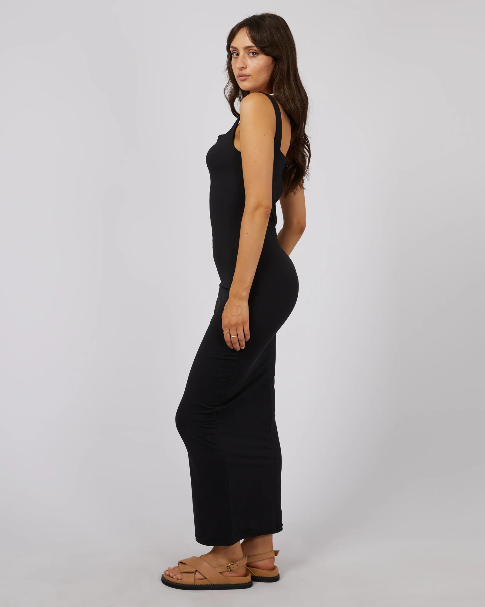 Eve Staple Maxi Dress Black - Image 6
