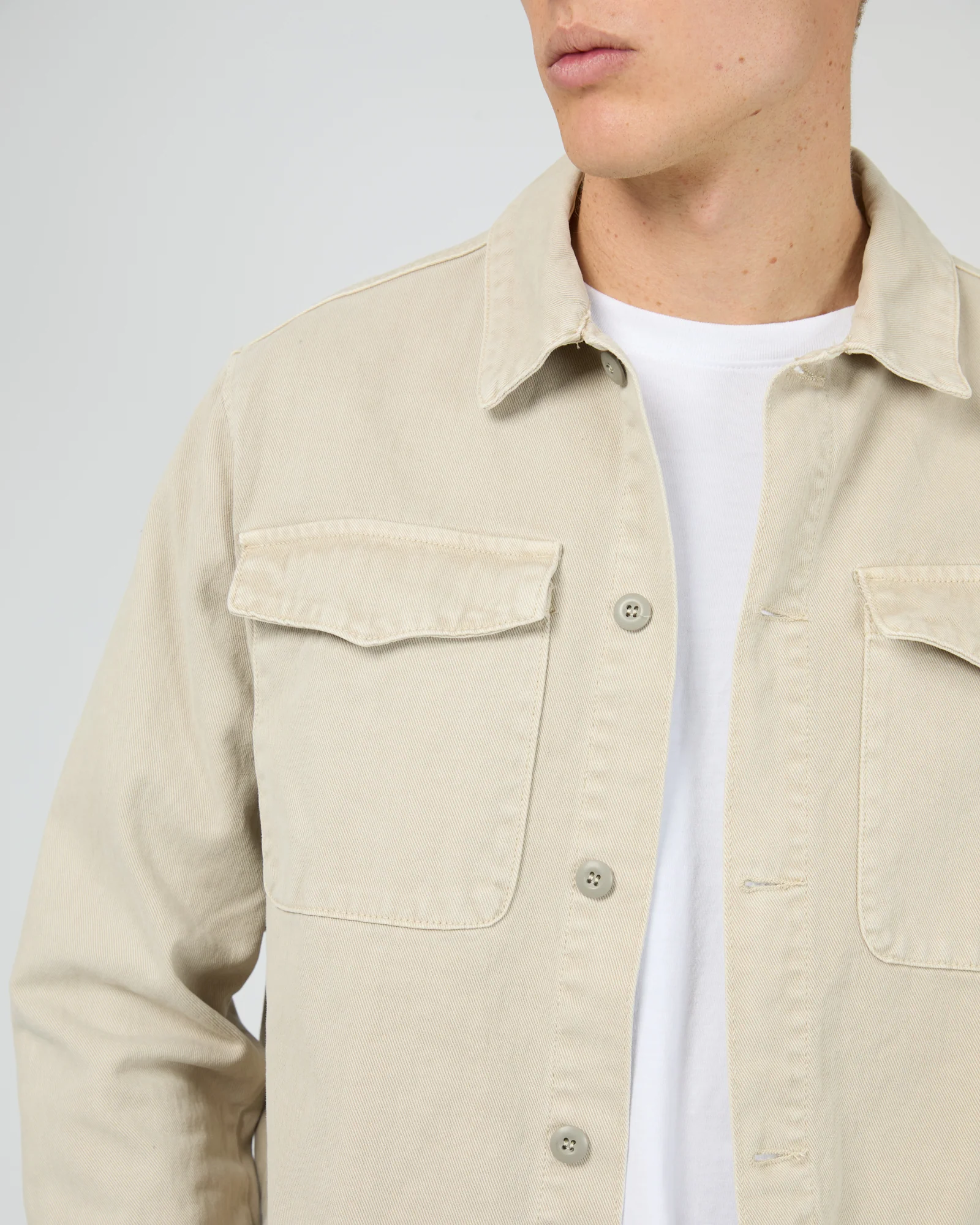 Fade Overshirt Grey - Image 5