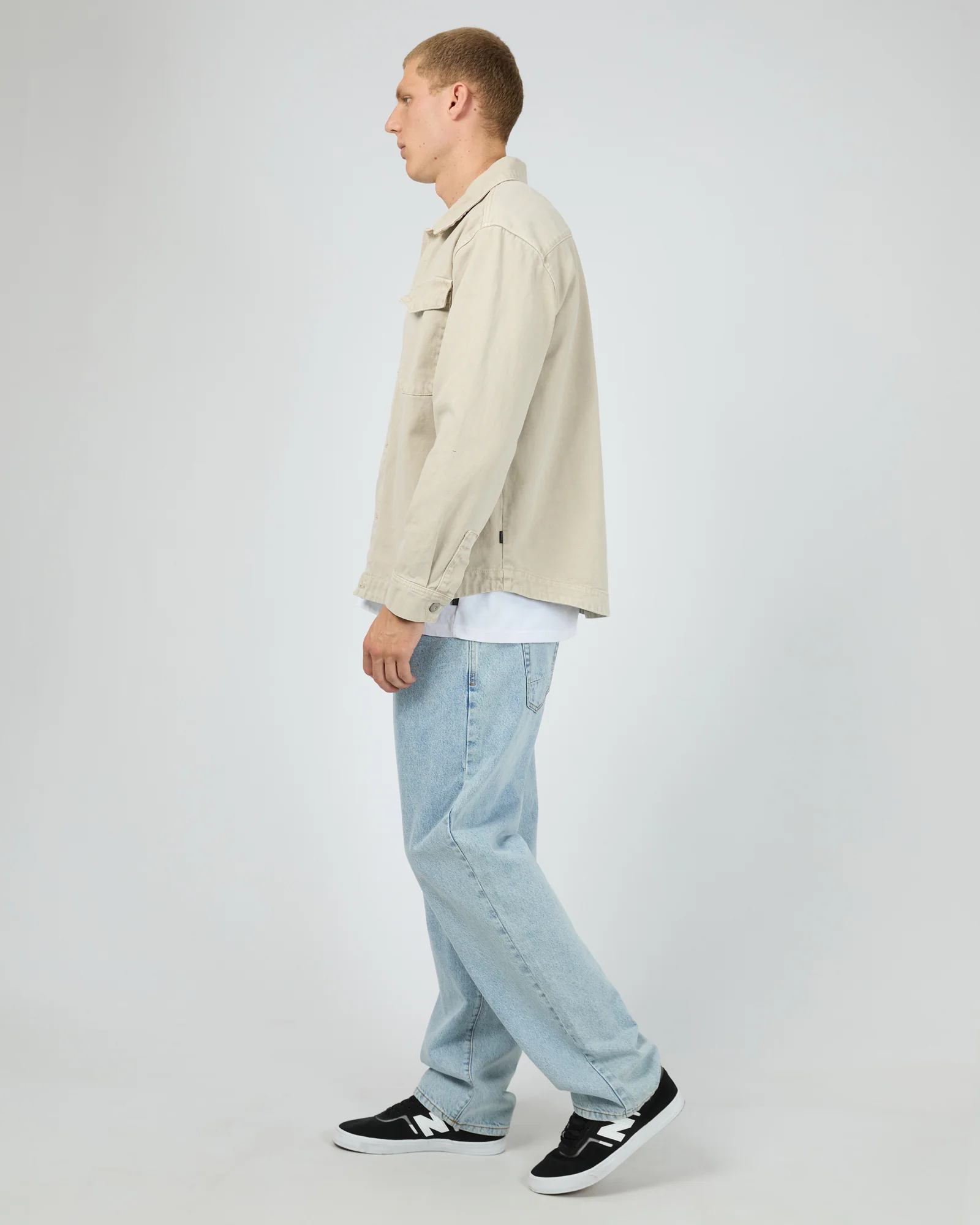 Fade Overshirt Grey - Image 6