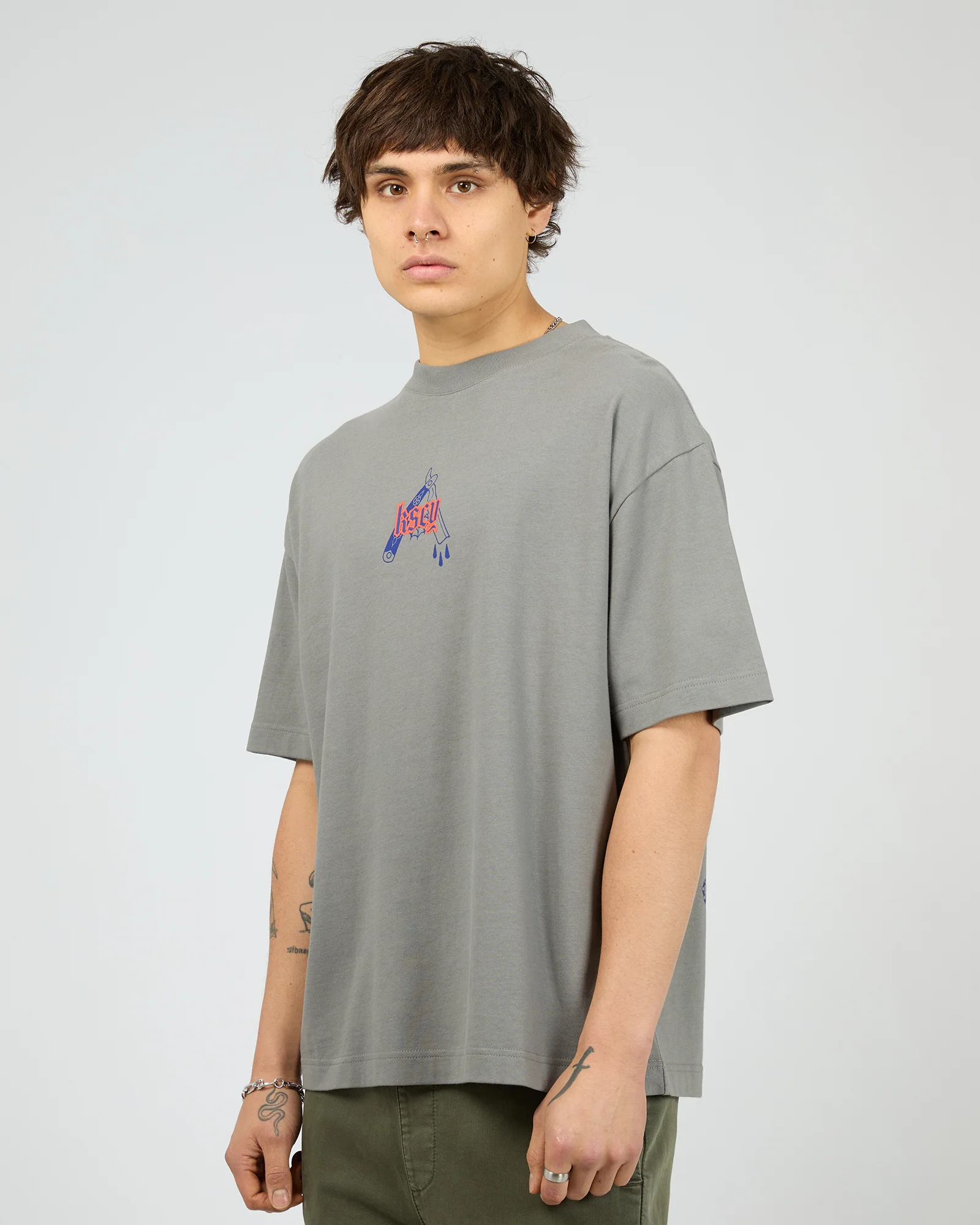Gust Street Tee Steel Grey - Image 4