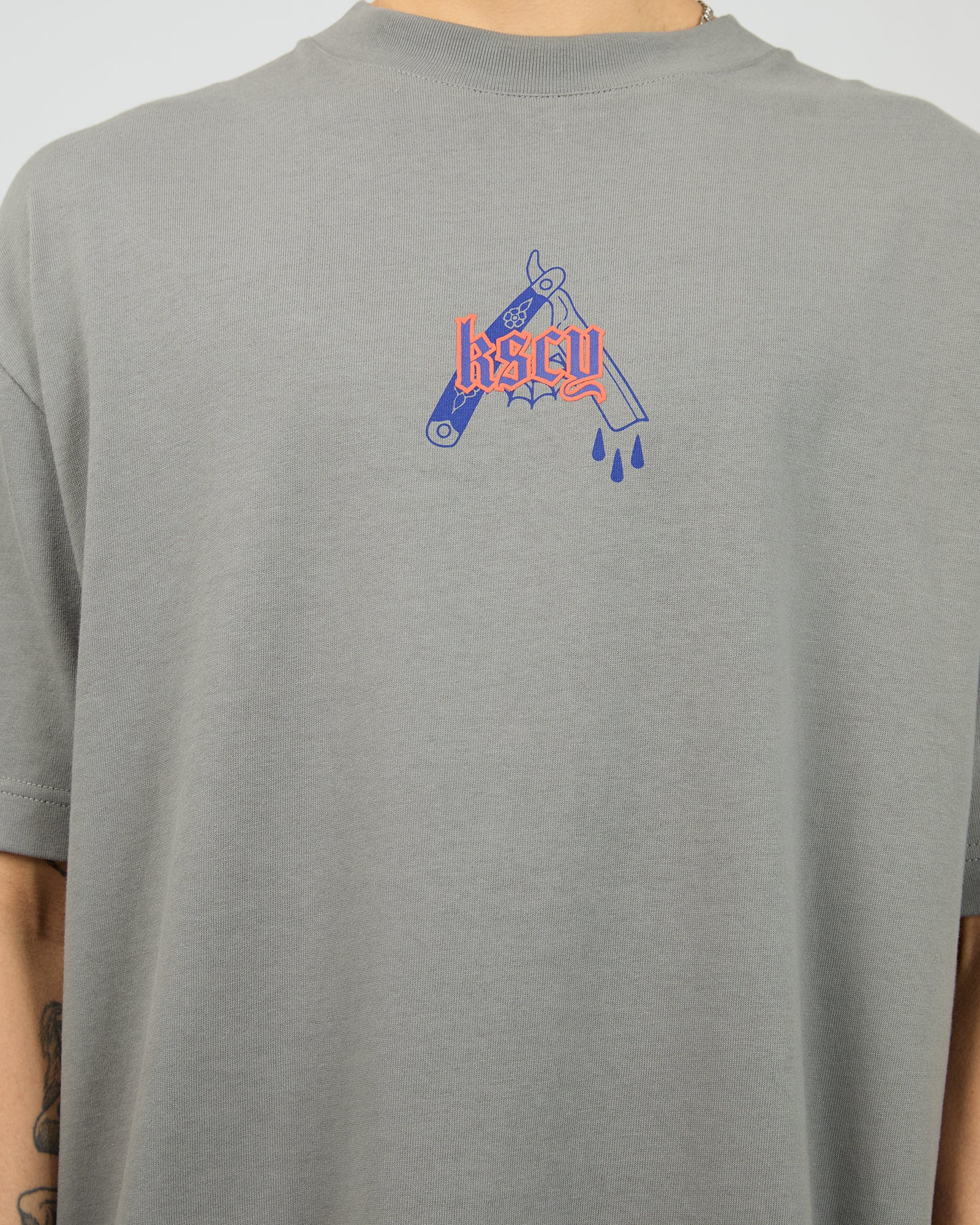 Gust Street Tee Steel Grey - Image 5