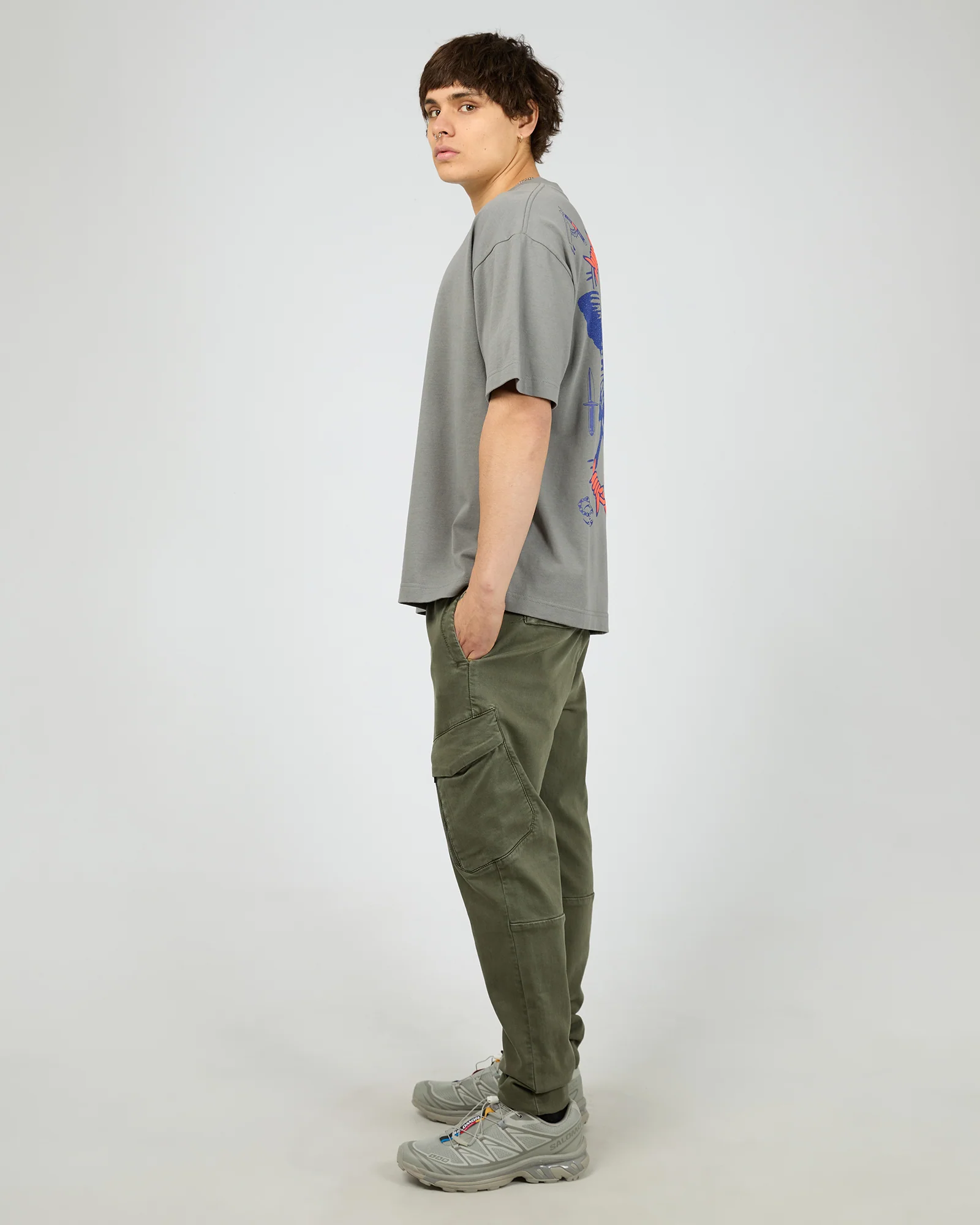 Gust Street Tee Steel Grey - Image 6