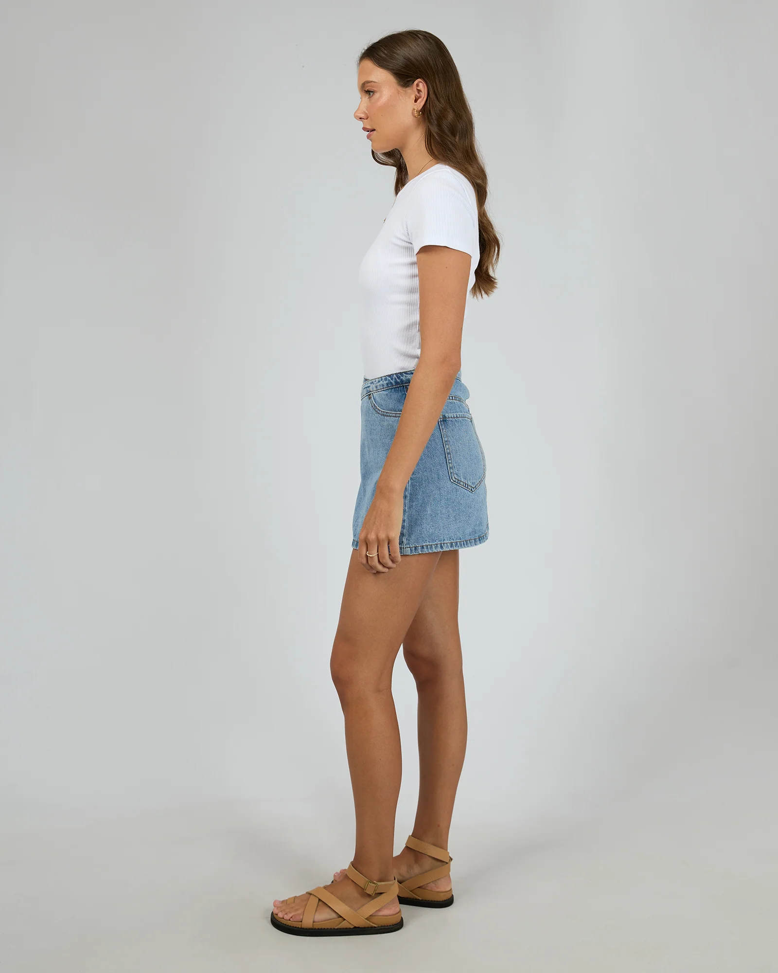 Lenni Mini Skort Light Blue - Image 7