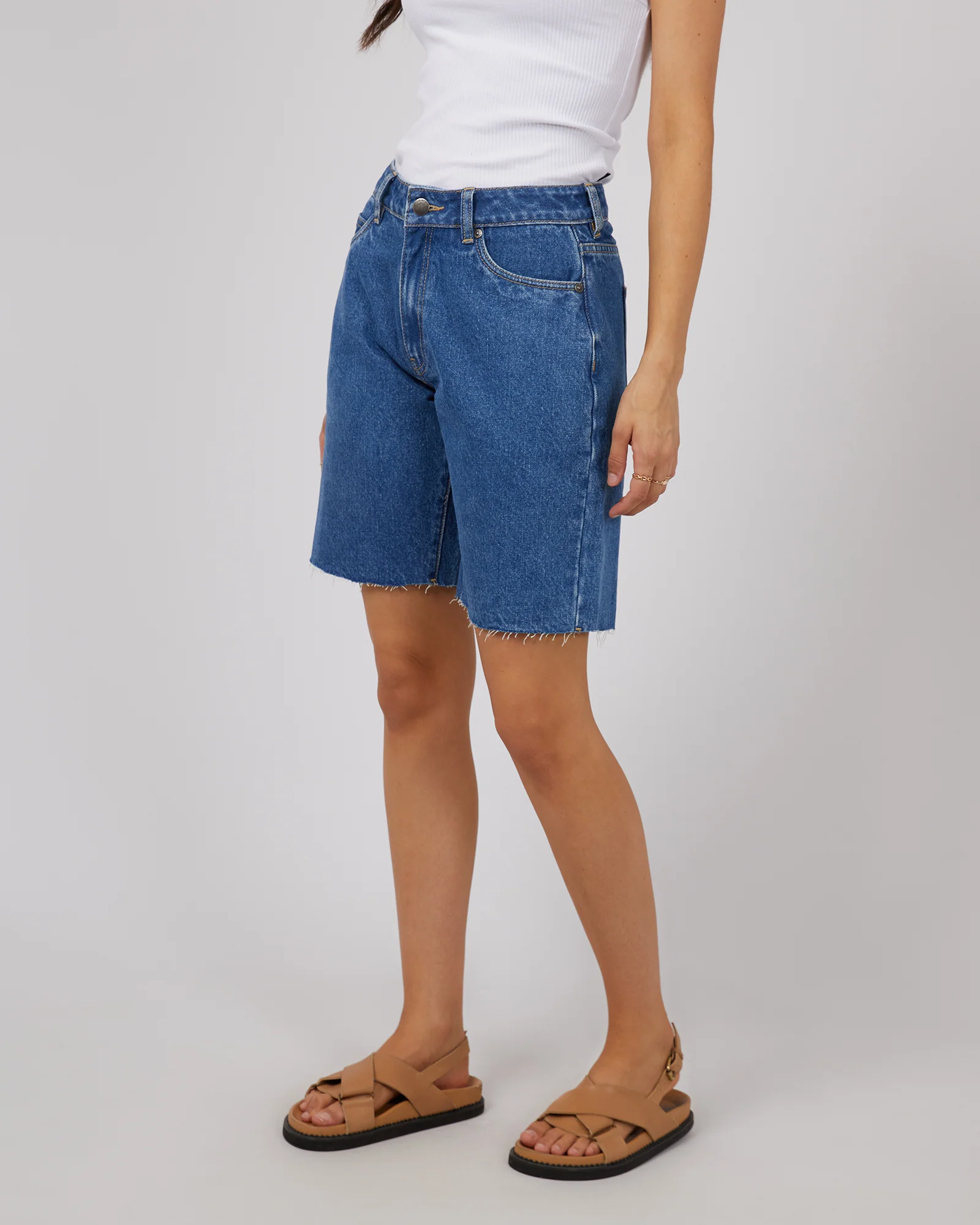 Lexie Denim Jort Heritage Blue - Image 4