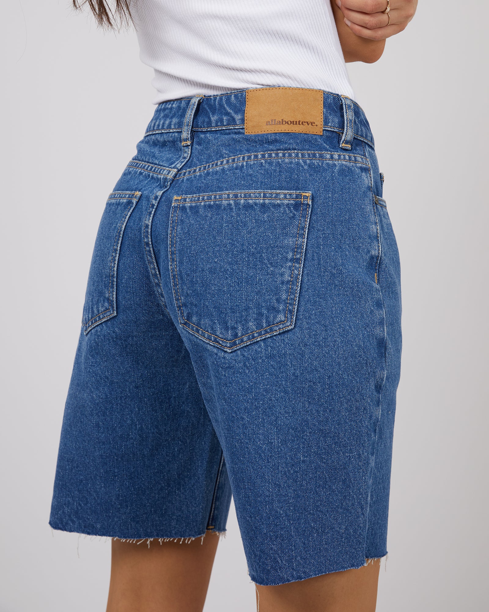 Lexie Denim Jort Heritage Blue - Image 5