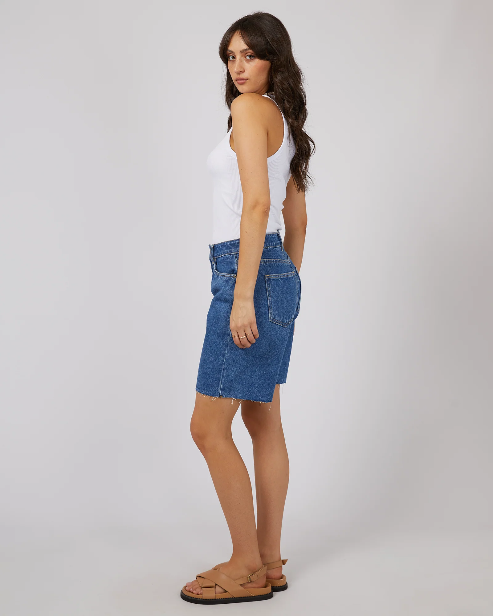 Lexie Denim Jort Heritage Blue - Image 6