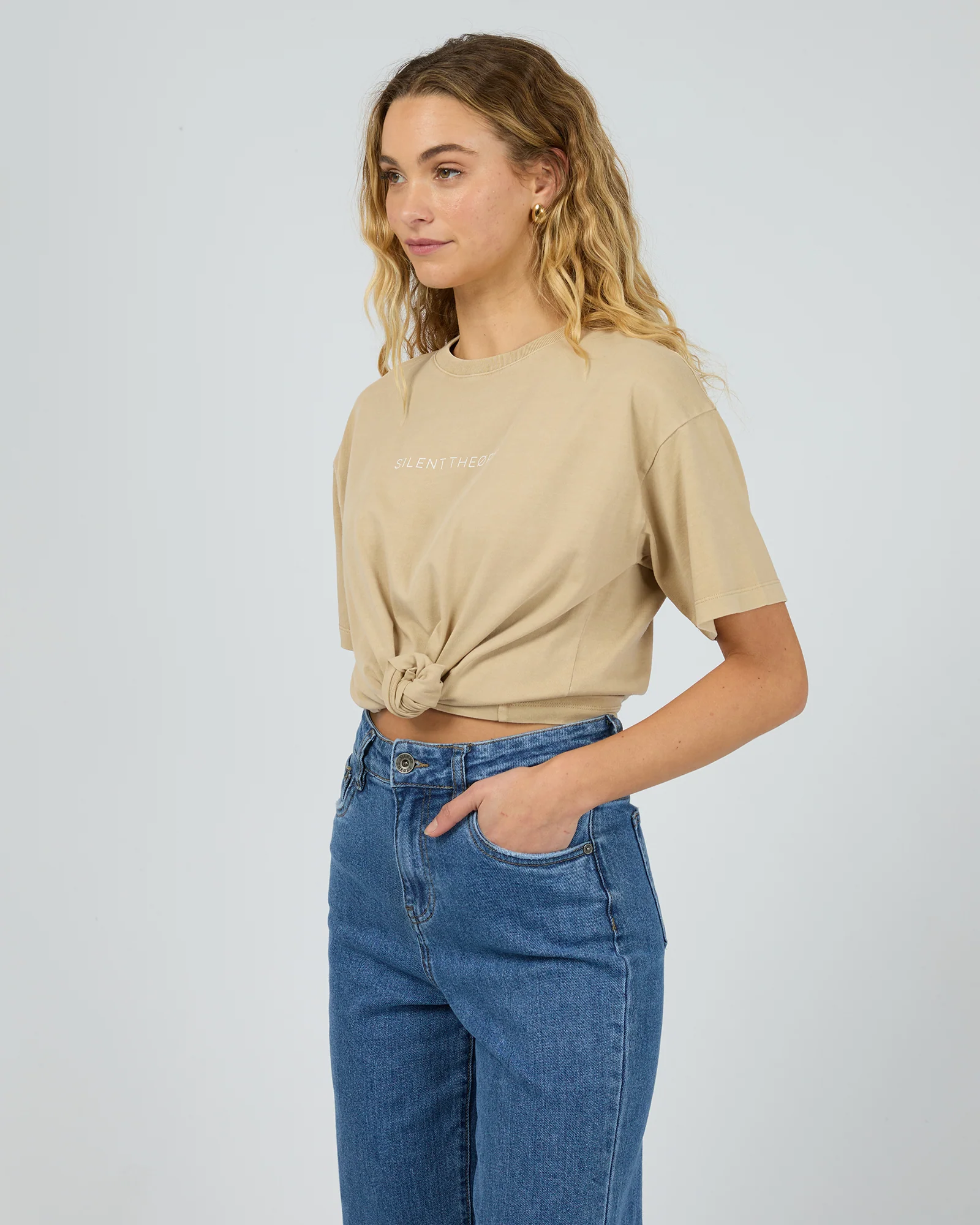 Logo Tee Oatmeal - Image 4