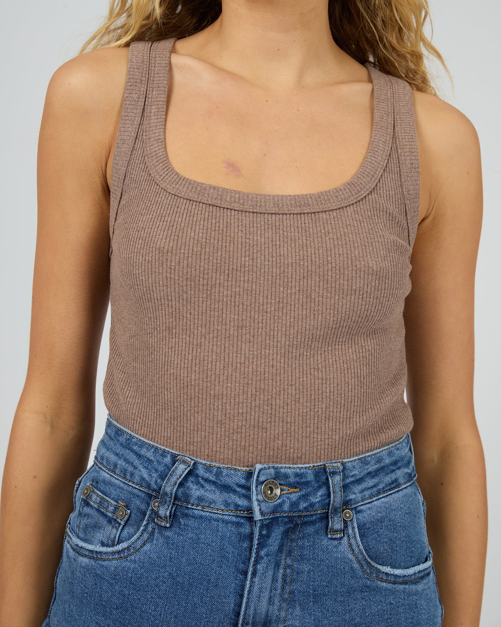 Mia Tank Brown - Image 5