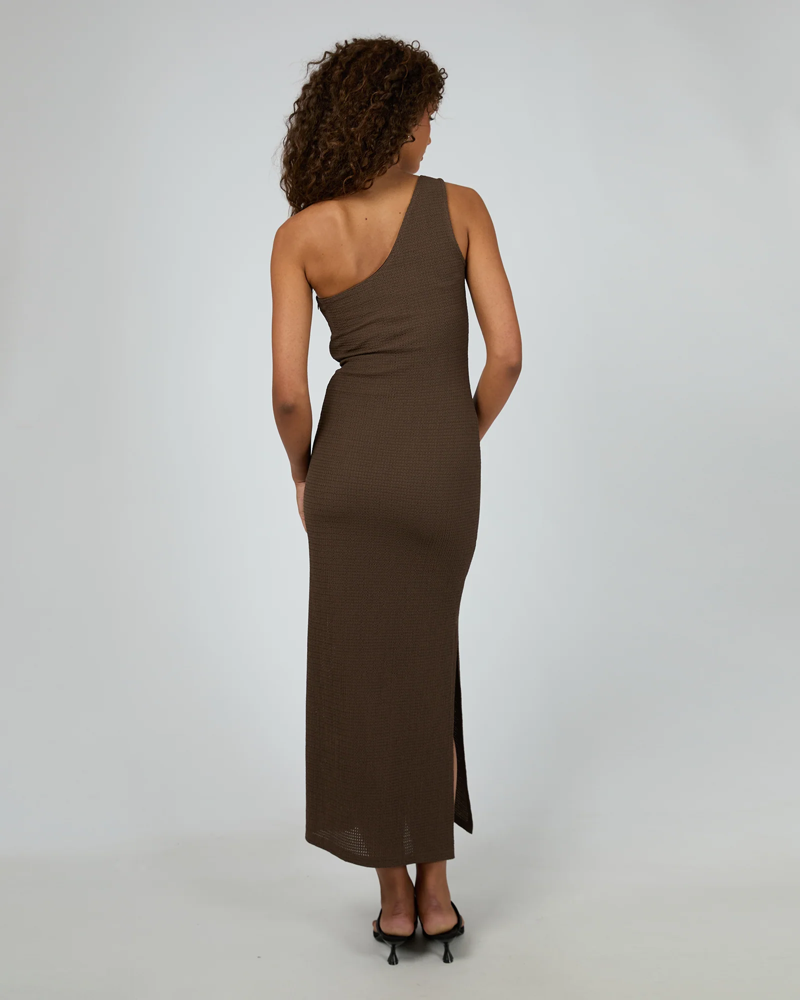 Mirador Maxi Dress Brown - Image 3