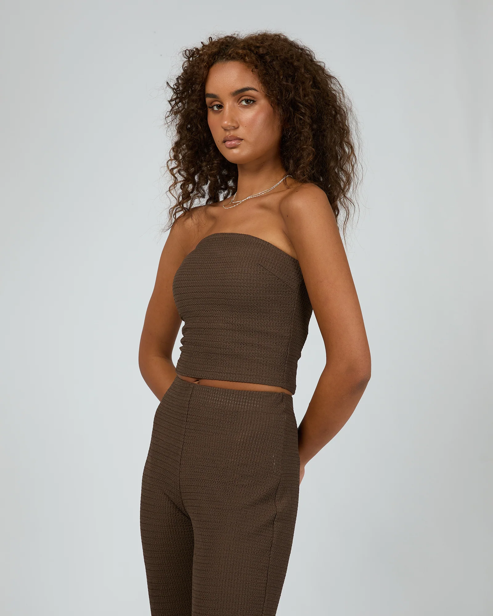 Mirador Tube Top Brown - Image 4