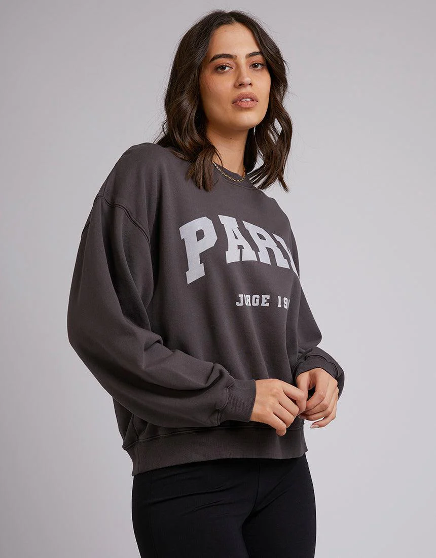 Paris Crew Washed Black - Image 4