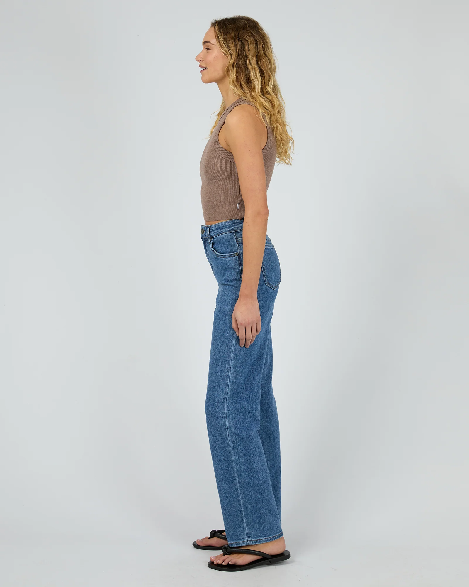 Pia Crop Tank Brown - Image 6