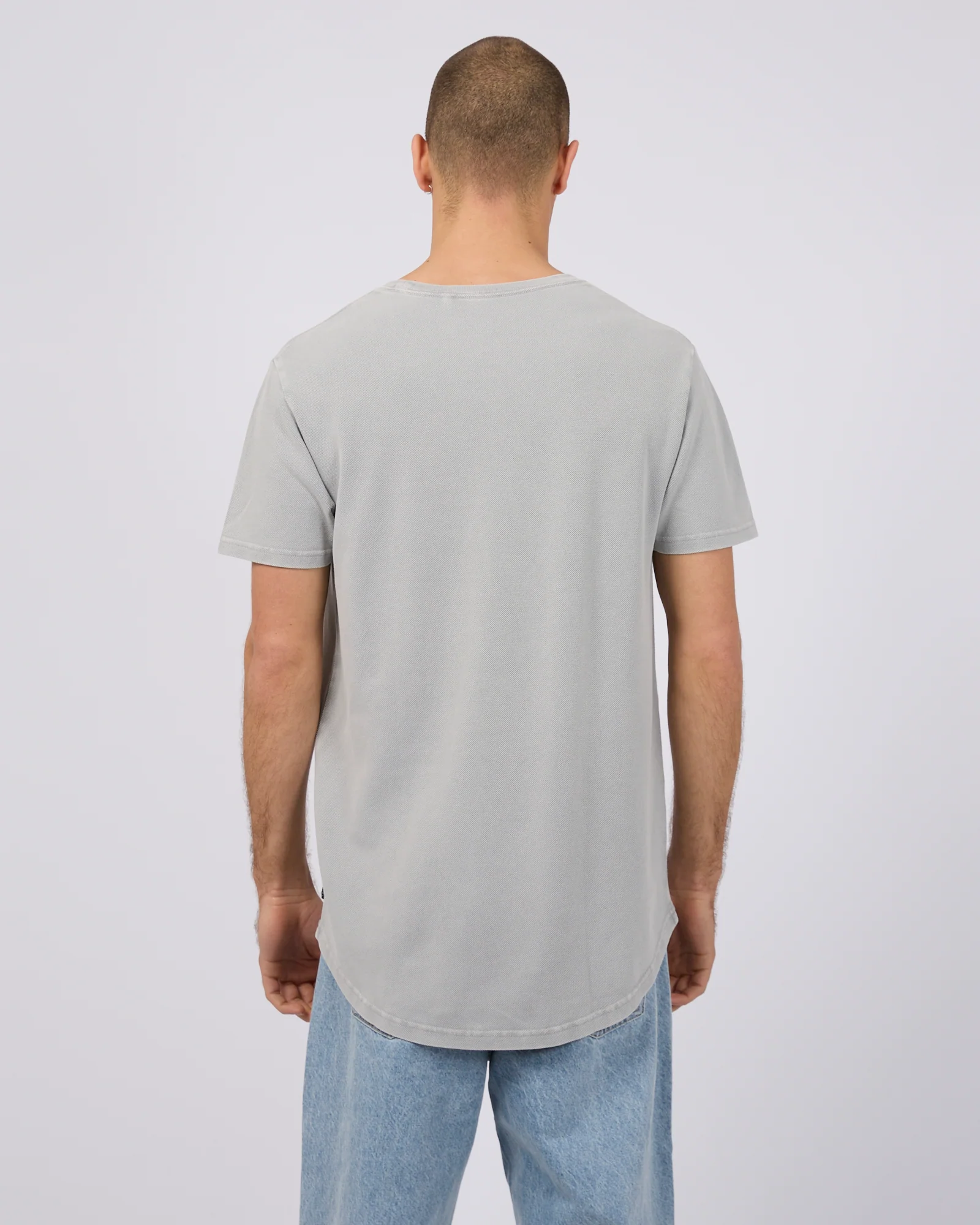 Pique Tee Grey - Image 3