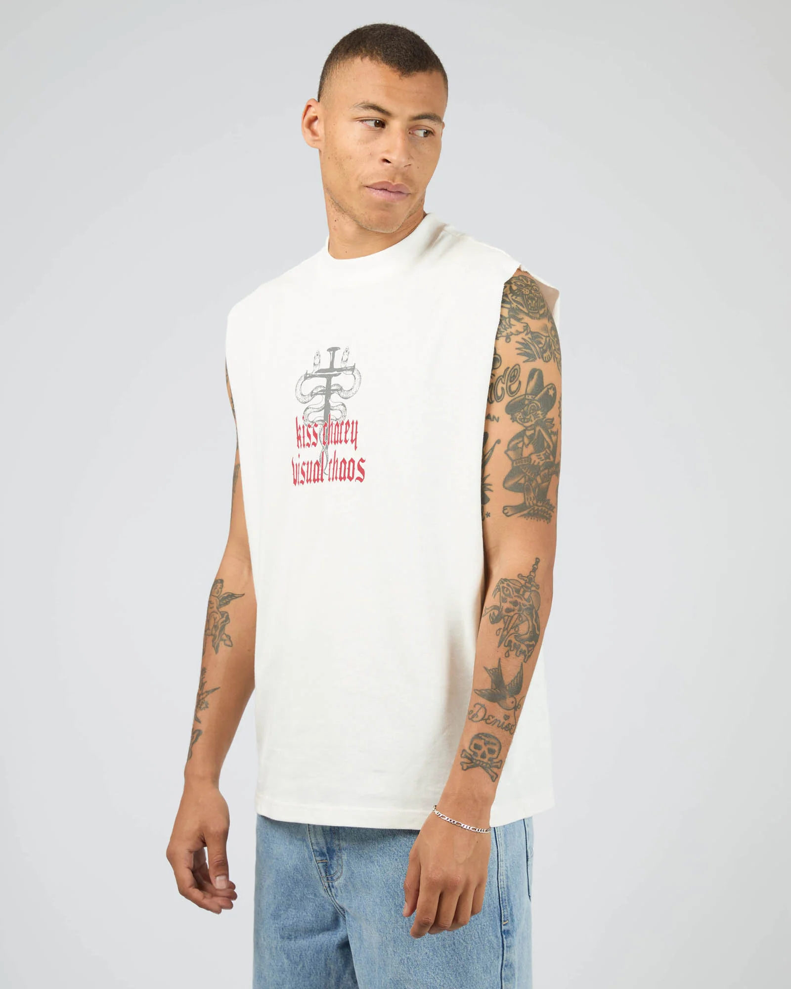 Pray Soul Street Muscle White - Image 4