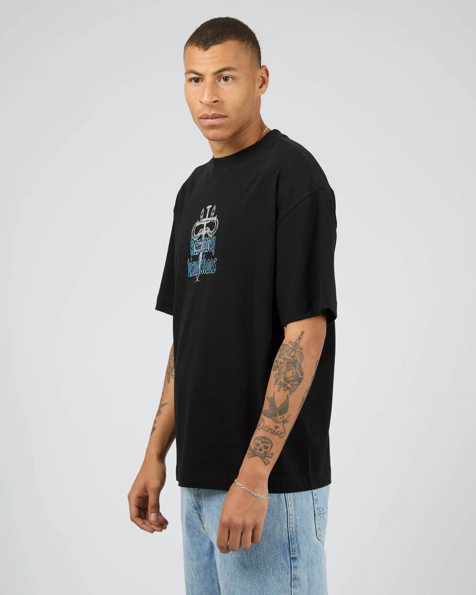 Pray Soul Street Tee Black - Image 4