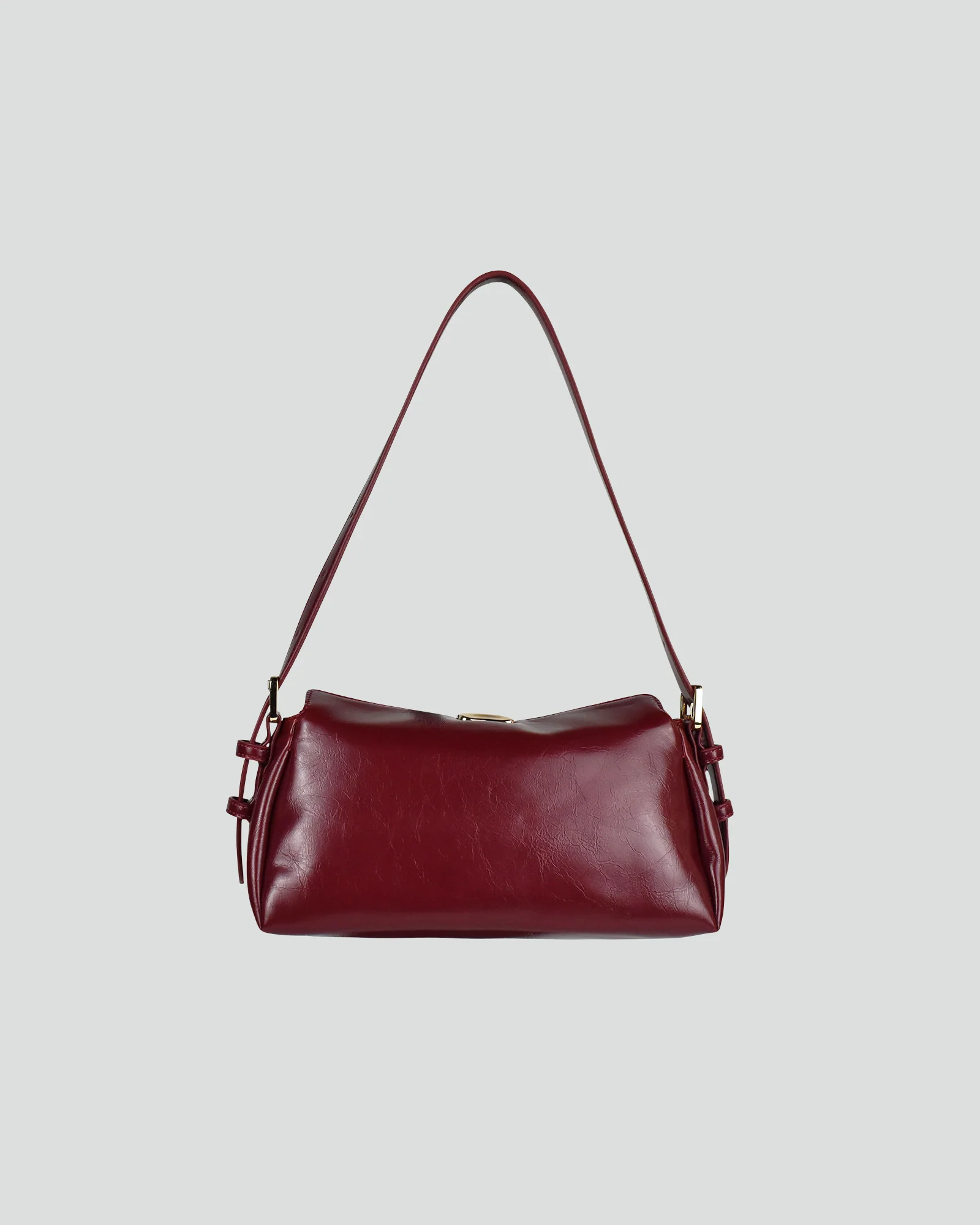 Rachel Shoulder Bag Cherry Crinkle - Image 3