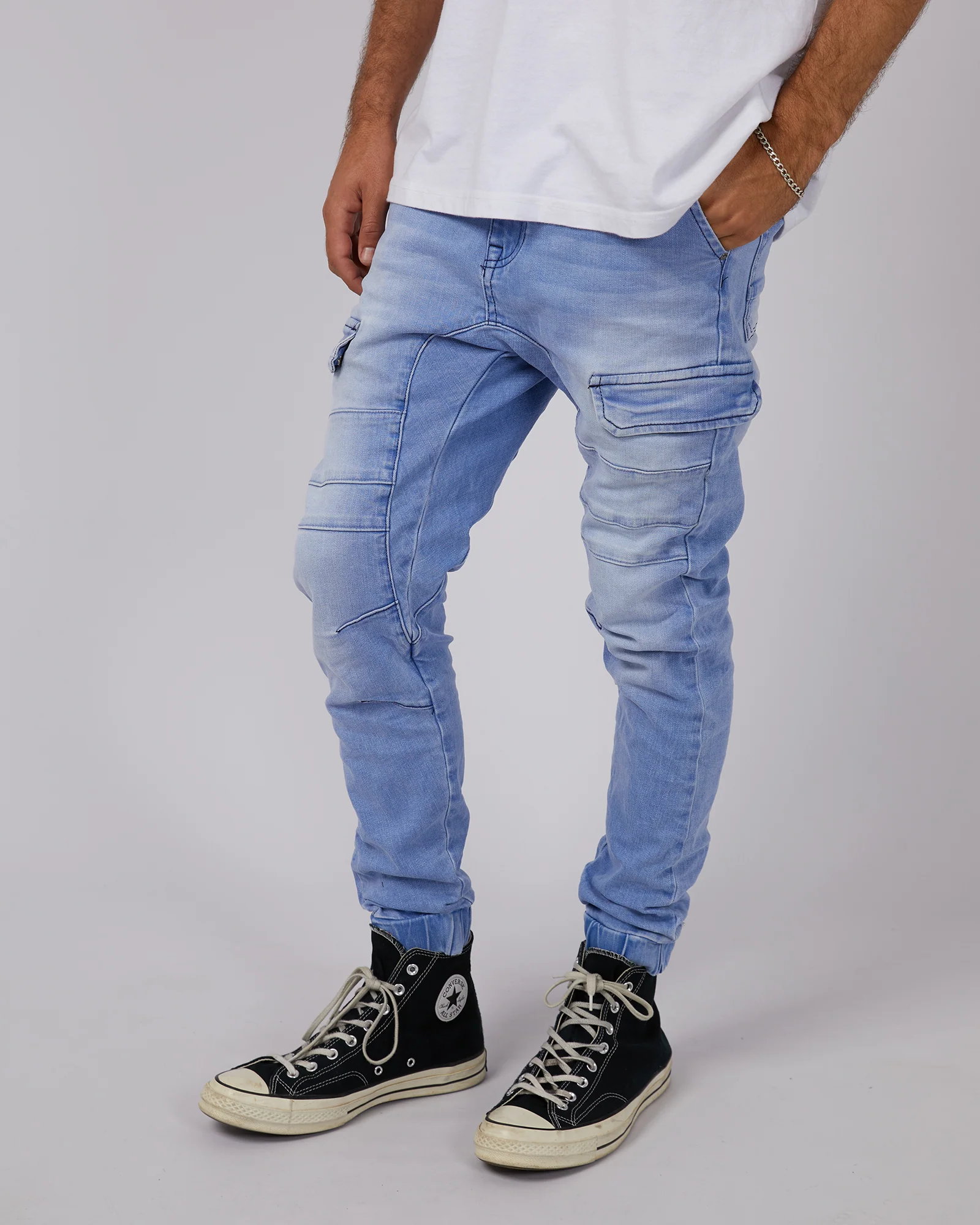 Salem Cargo Jogger Crystal Blue - Image 4