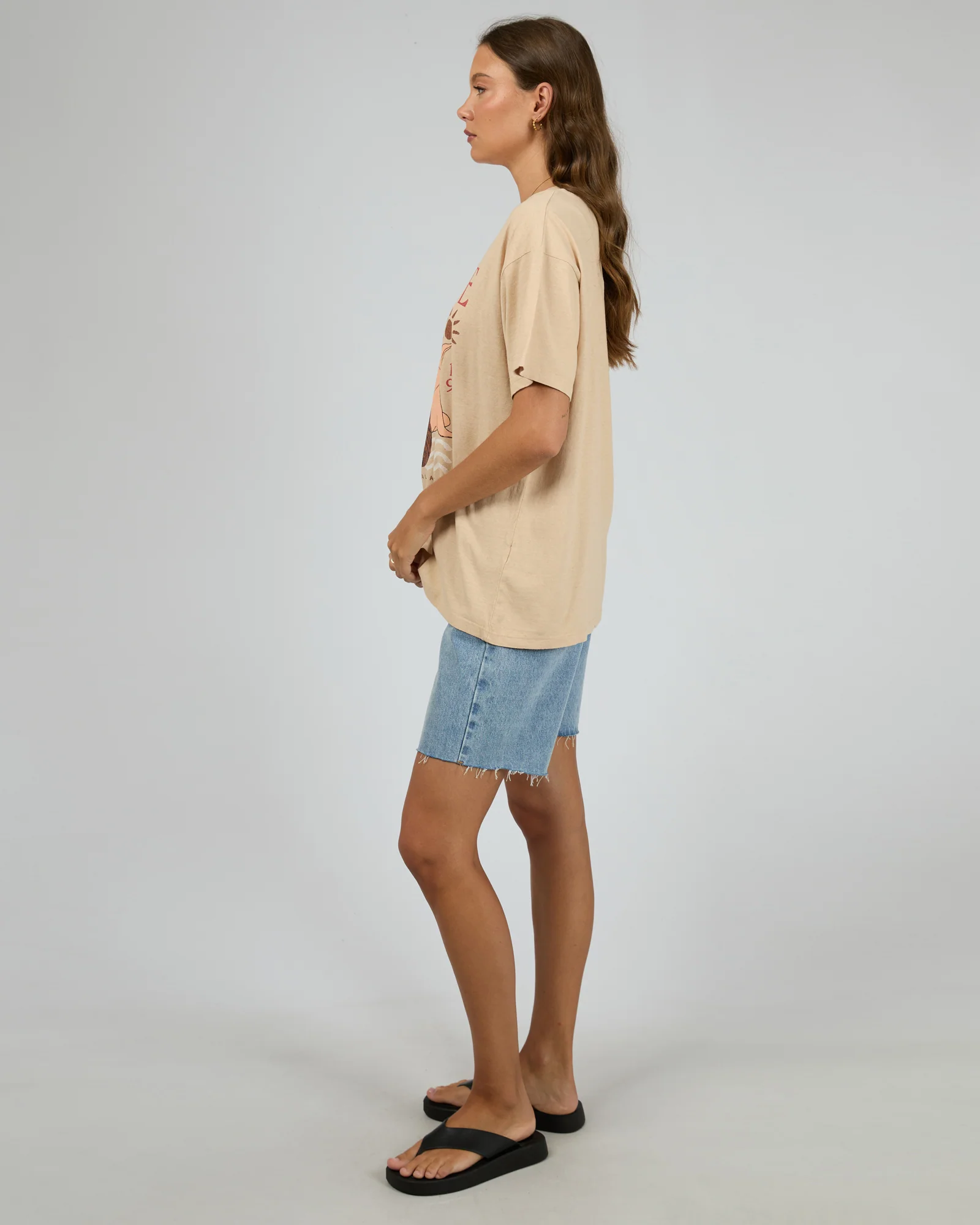 Serene Oversized Tee Oat - Image 6