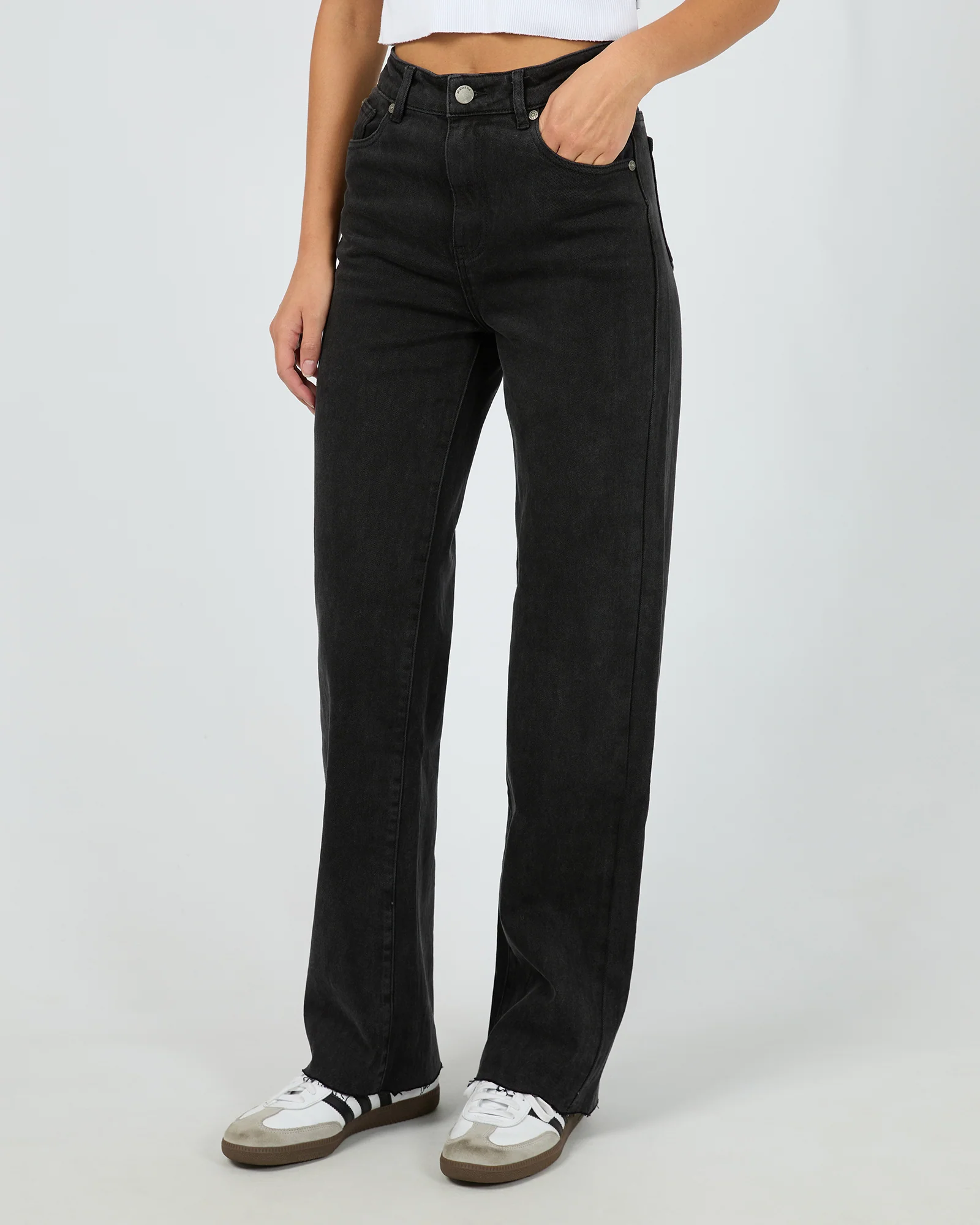 Skye Comfort Jean Washed Black - Image 5
