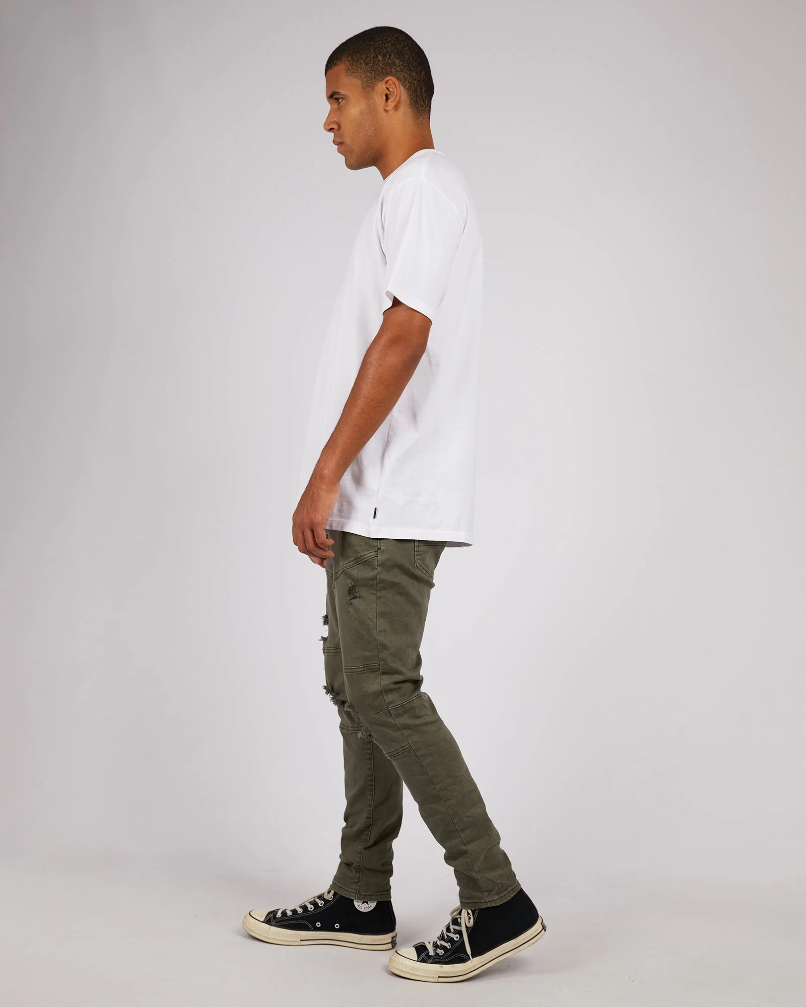 Soho Jean Trashed Khaki - Image 6