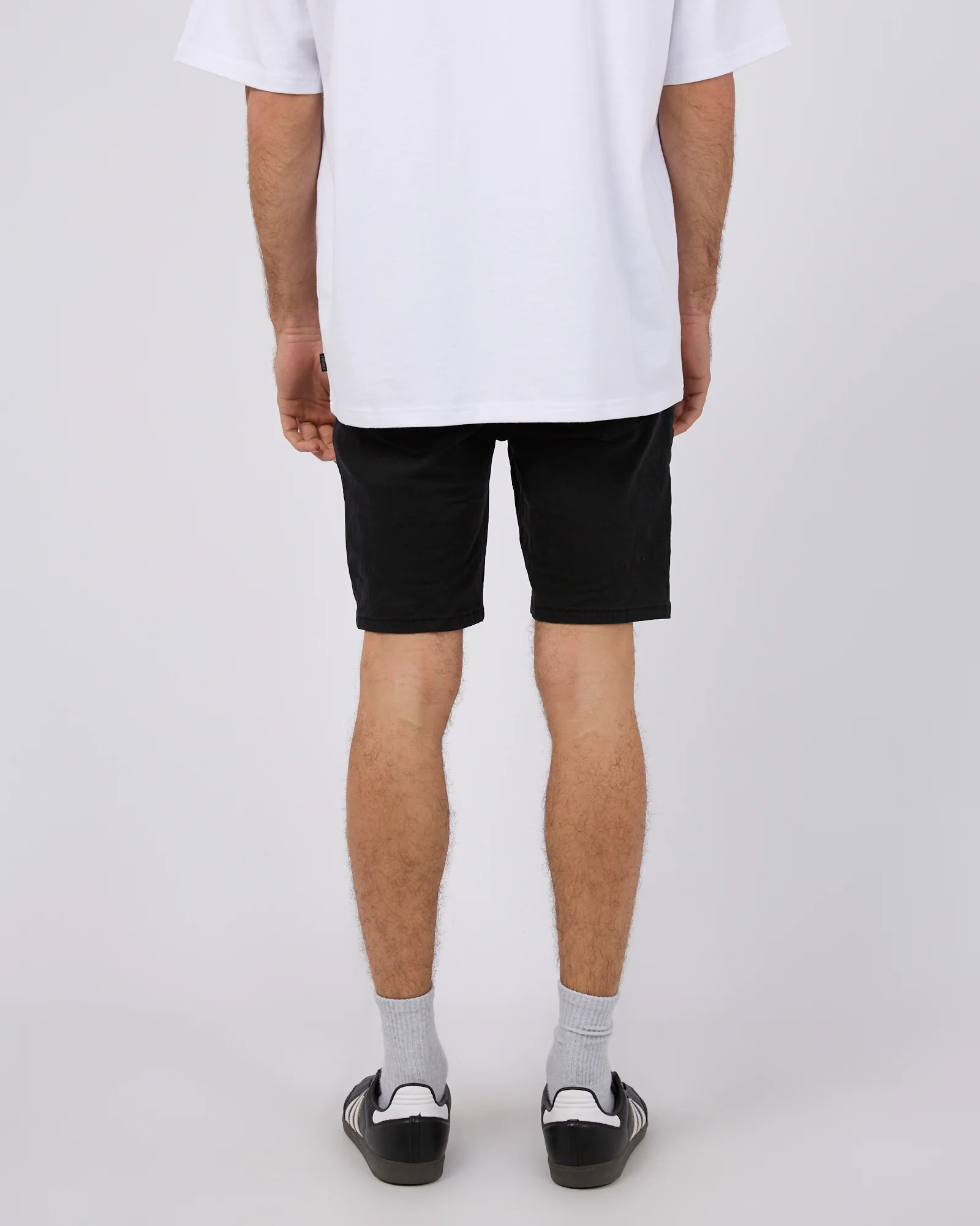 Strung Out Moto Denim Short Black - Image 3