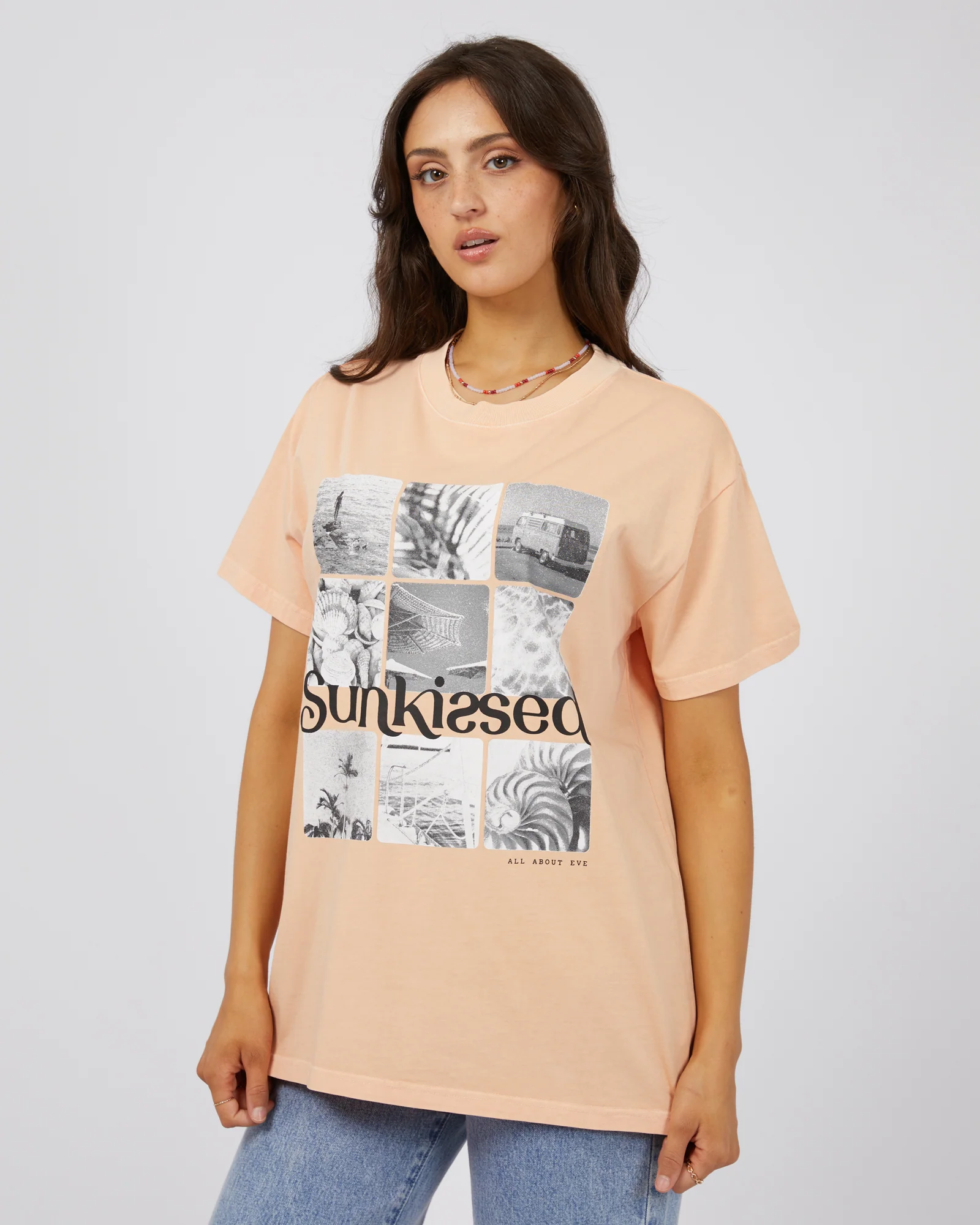 Sun Kissed Standard Tee Peach - Image 4