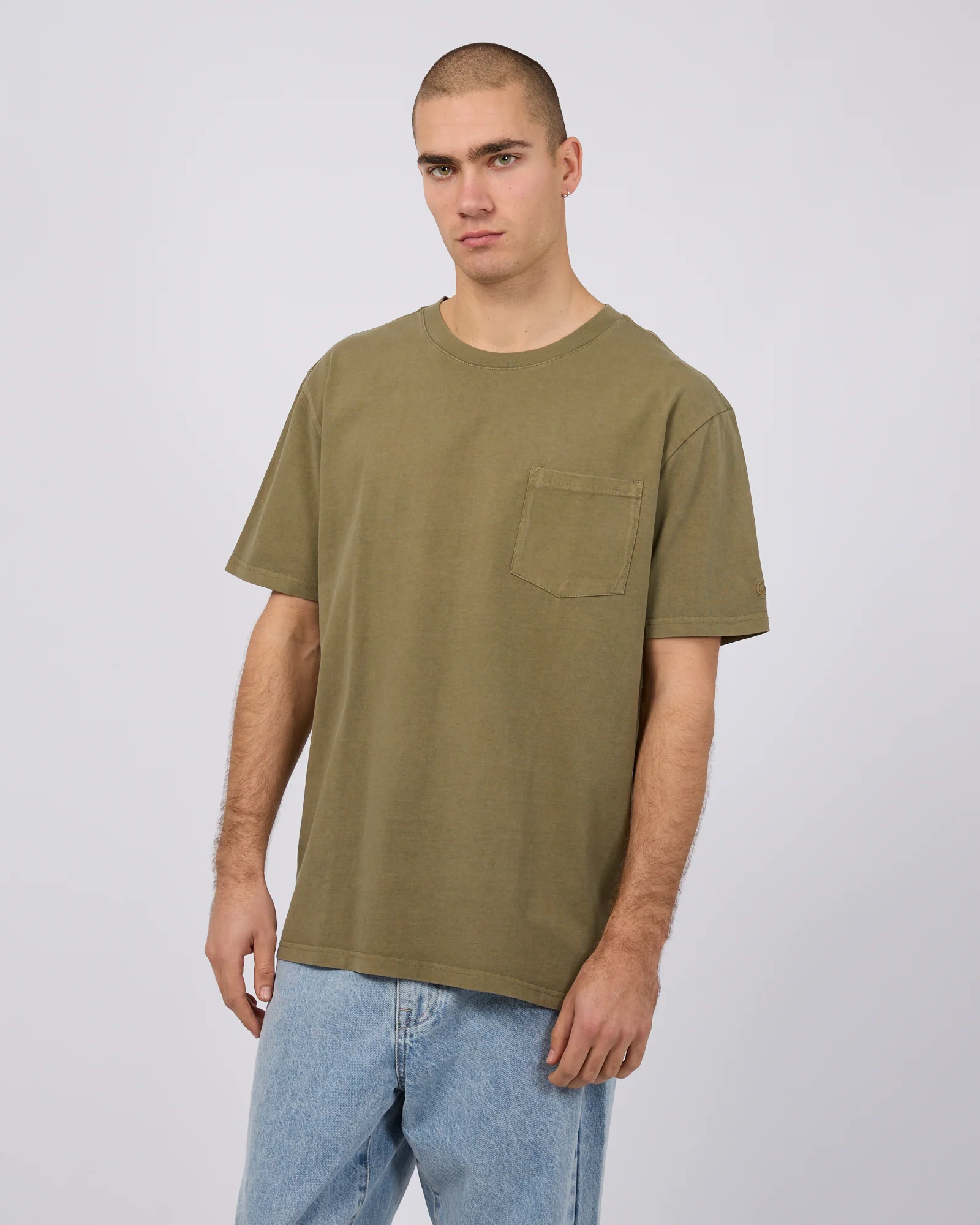 Surplus Pocket Tee Olive - Image 4