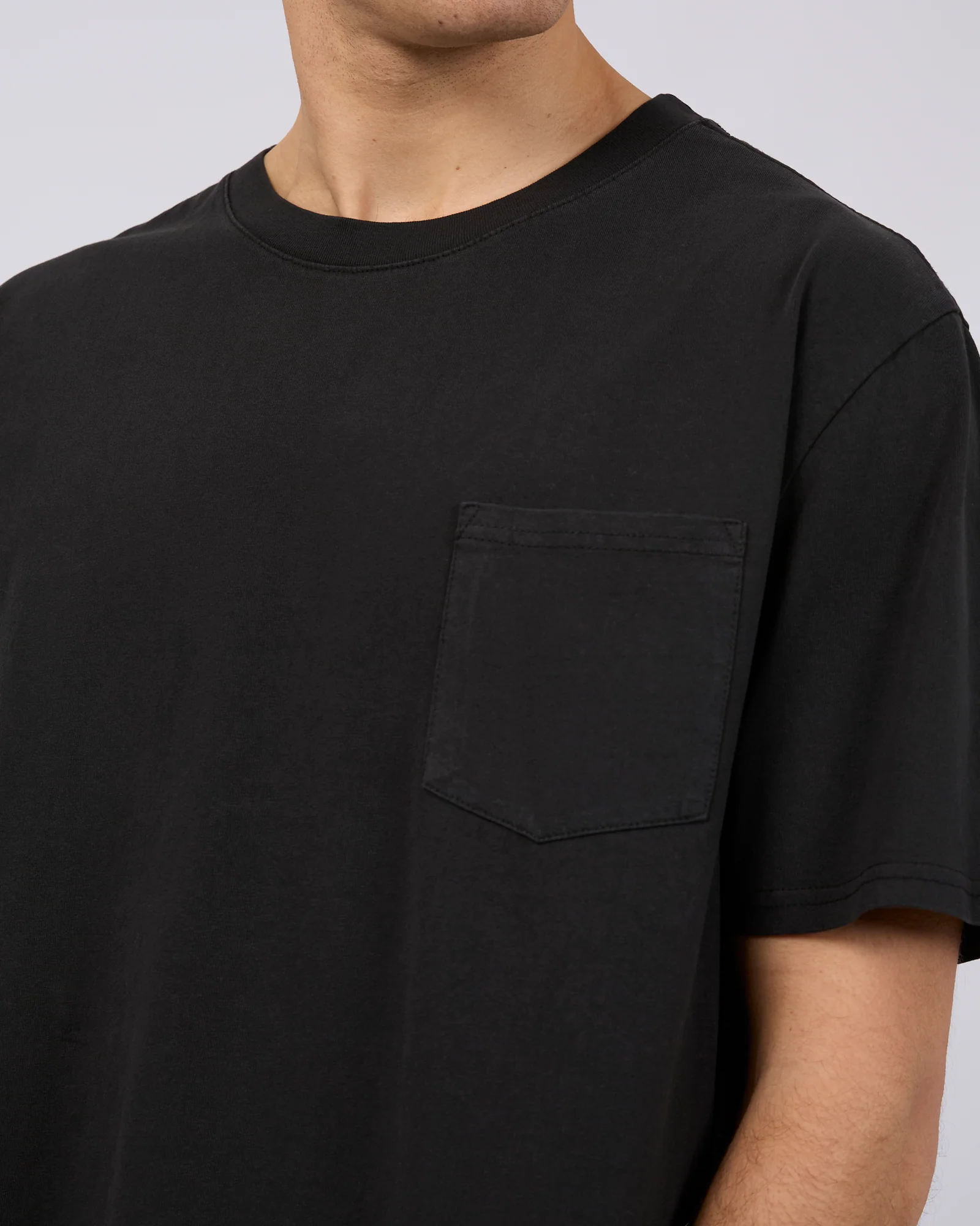 Surplus Pocket Tee Washed Black - Image 5
