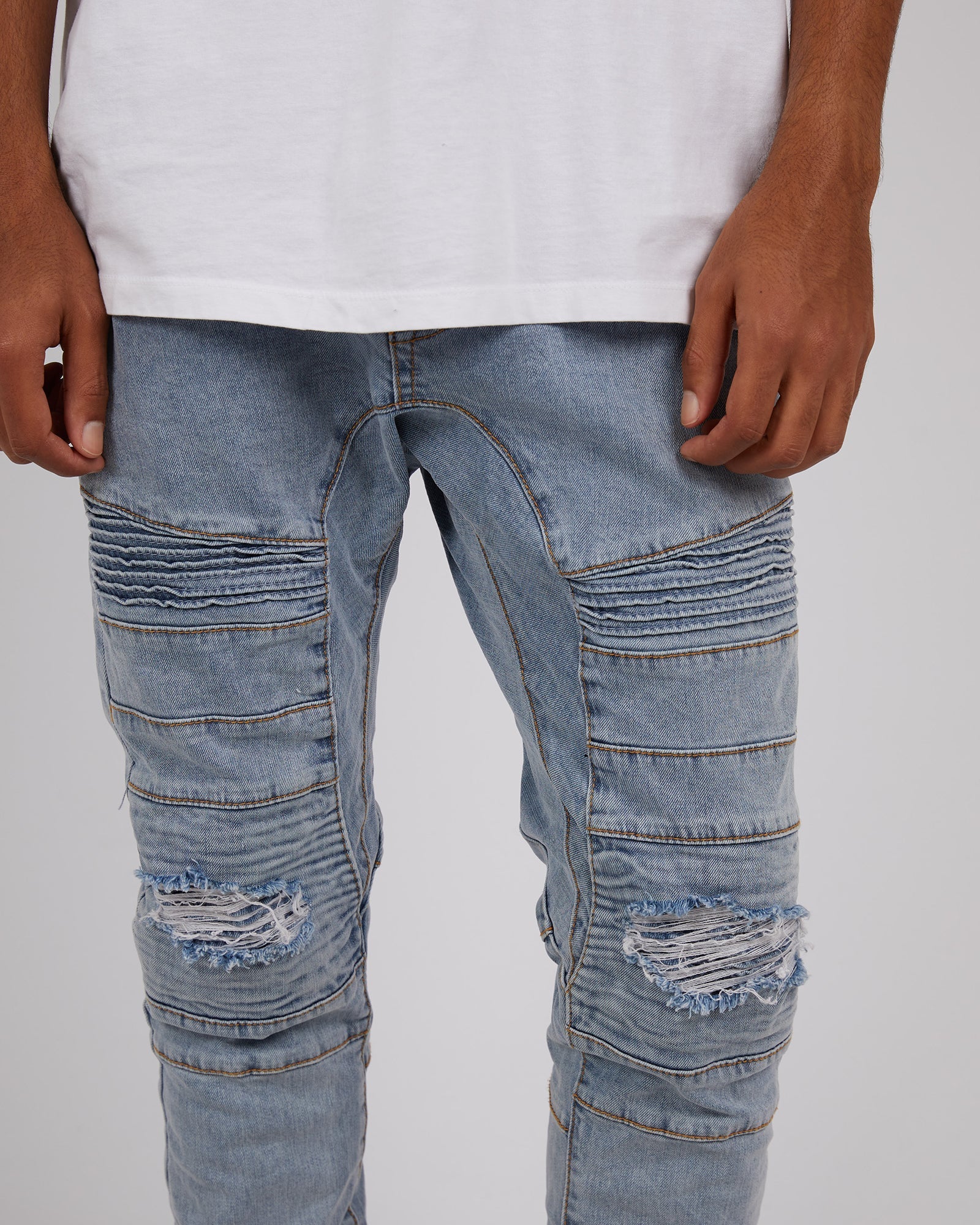 Viper Denim Jogger Portland Blue - Image 5